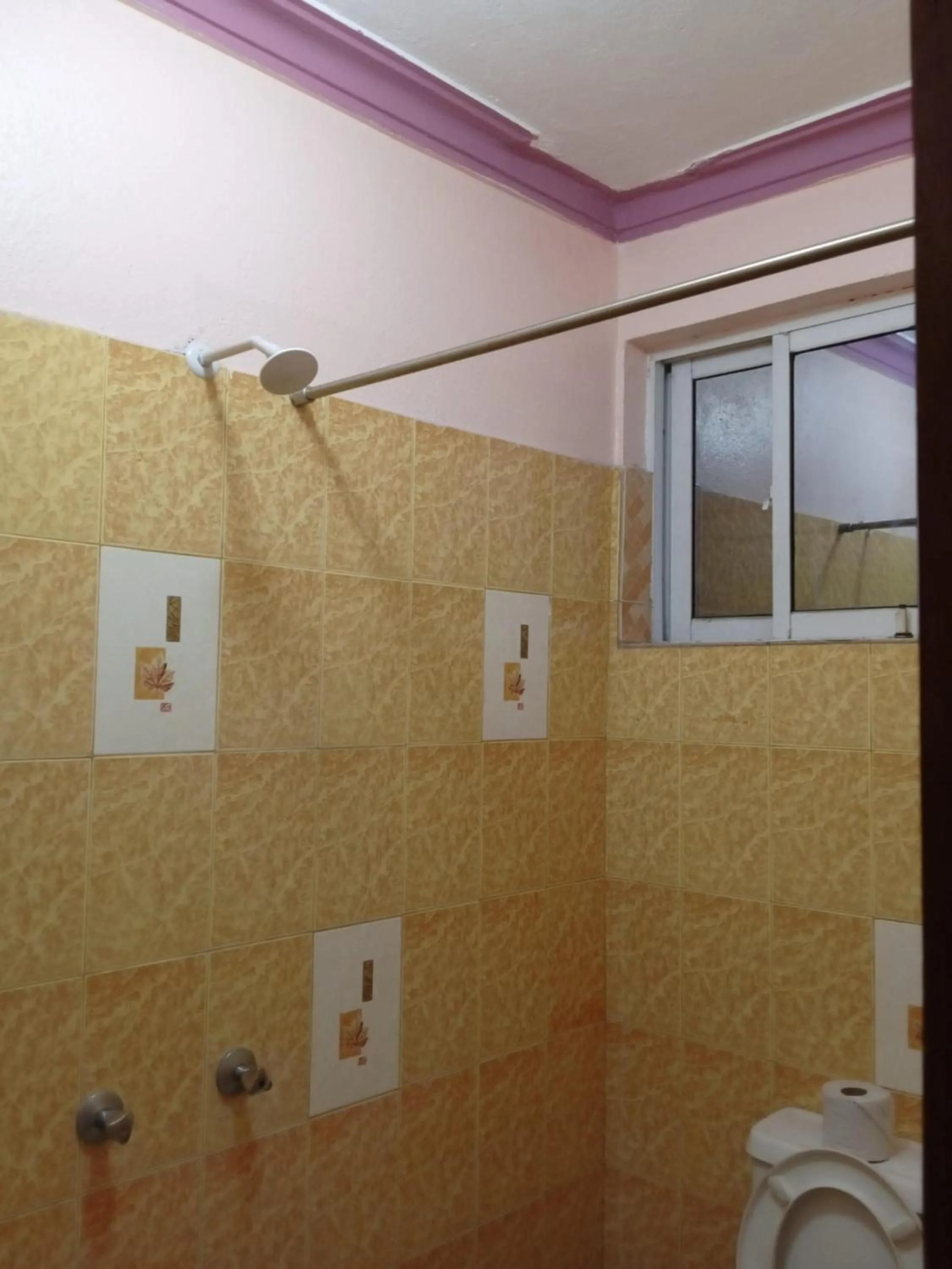 Shower in Checkpoint Inn Hotel, Mombasa