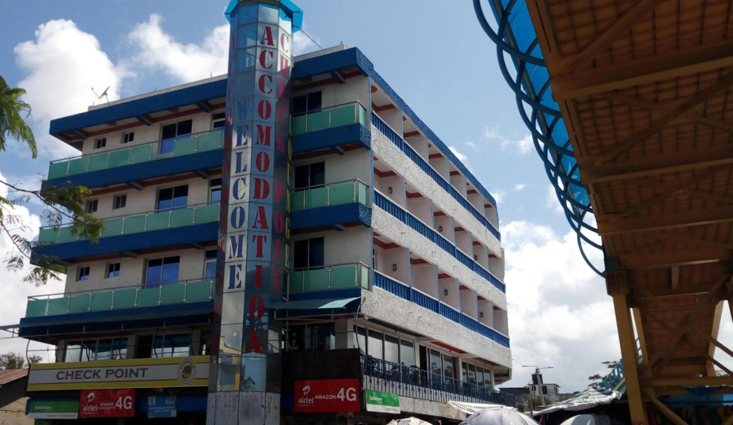Property building in Checkpoint Inn Hotel, Mombasa