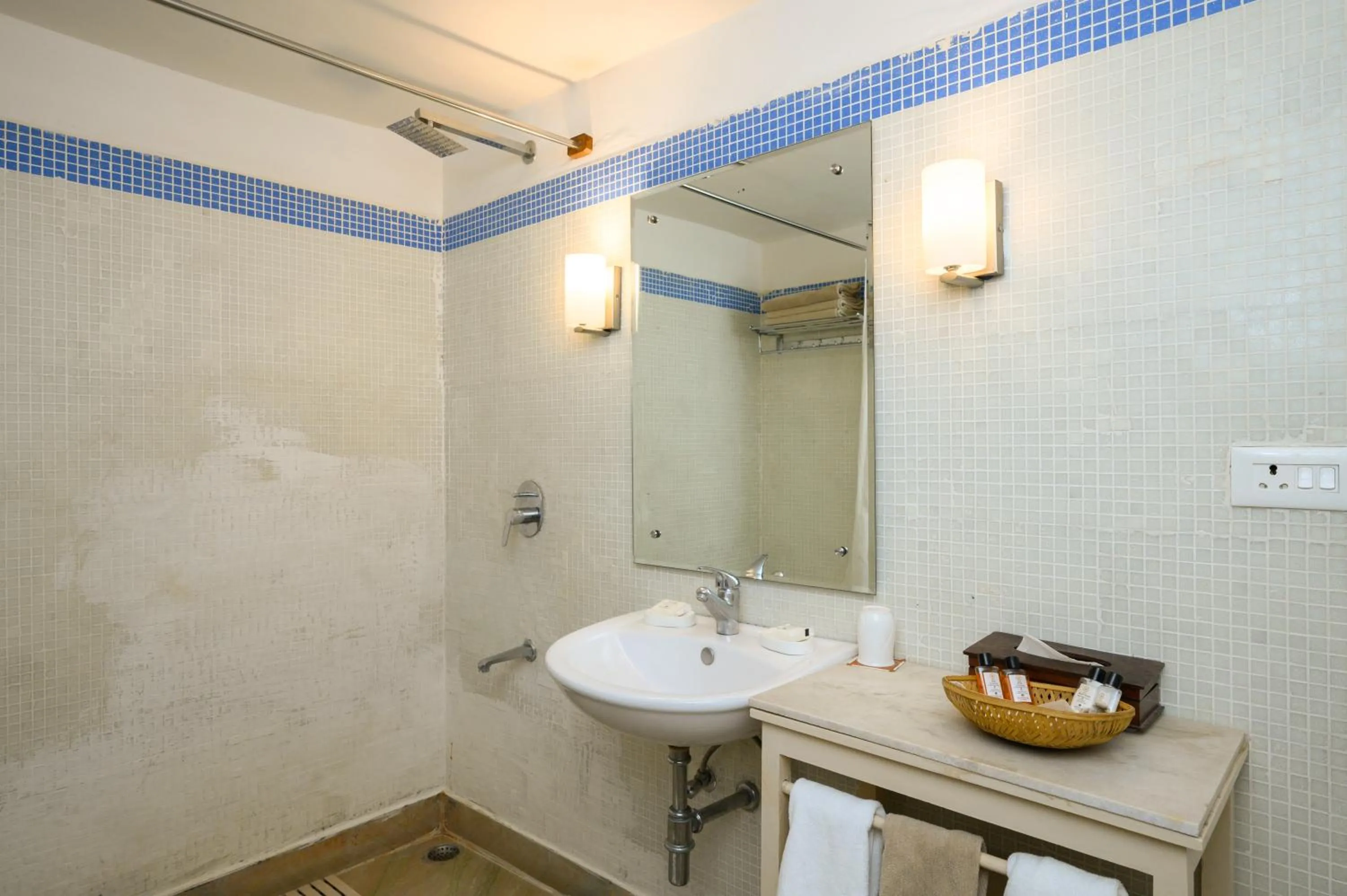 Bathroom in Neemrana's - Tijara Fort Palace