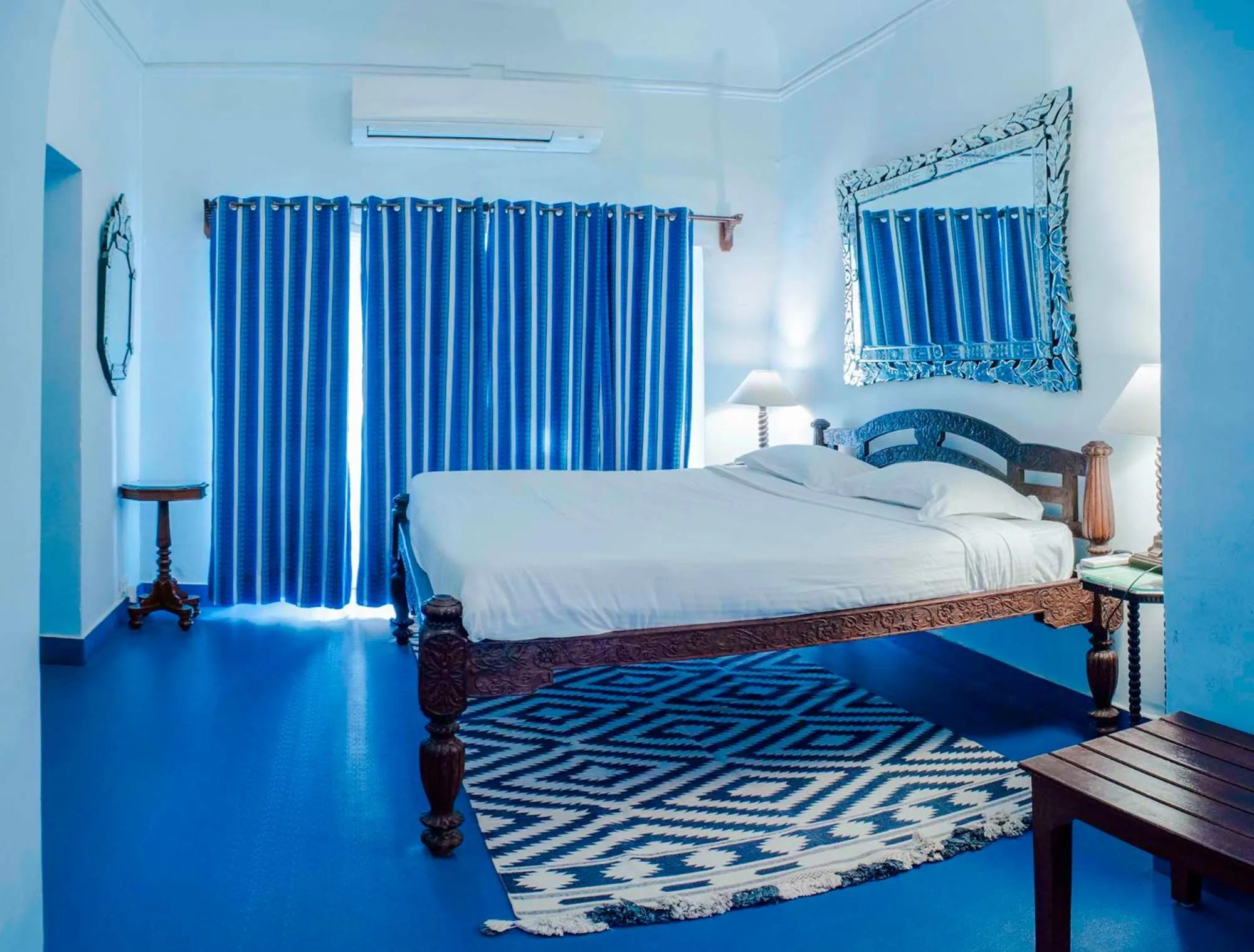 Bed in Neemrana's - Tijara Fort Palace