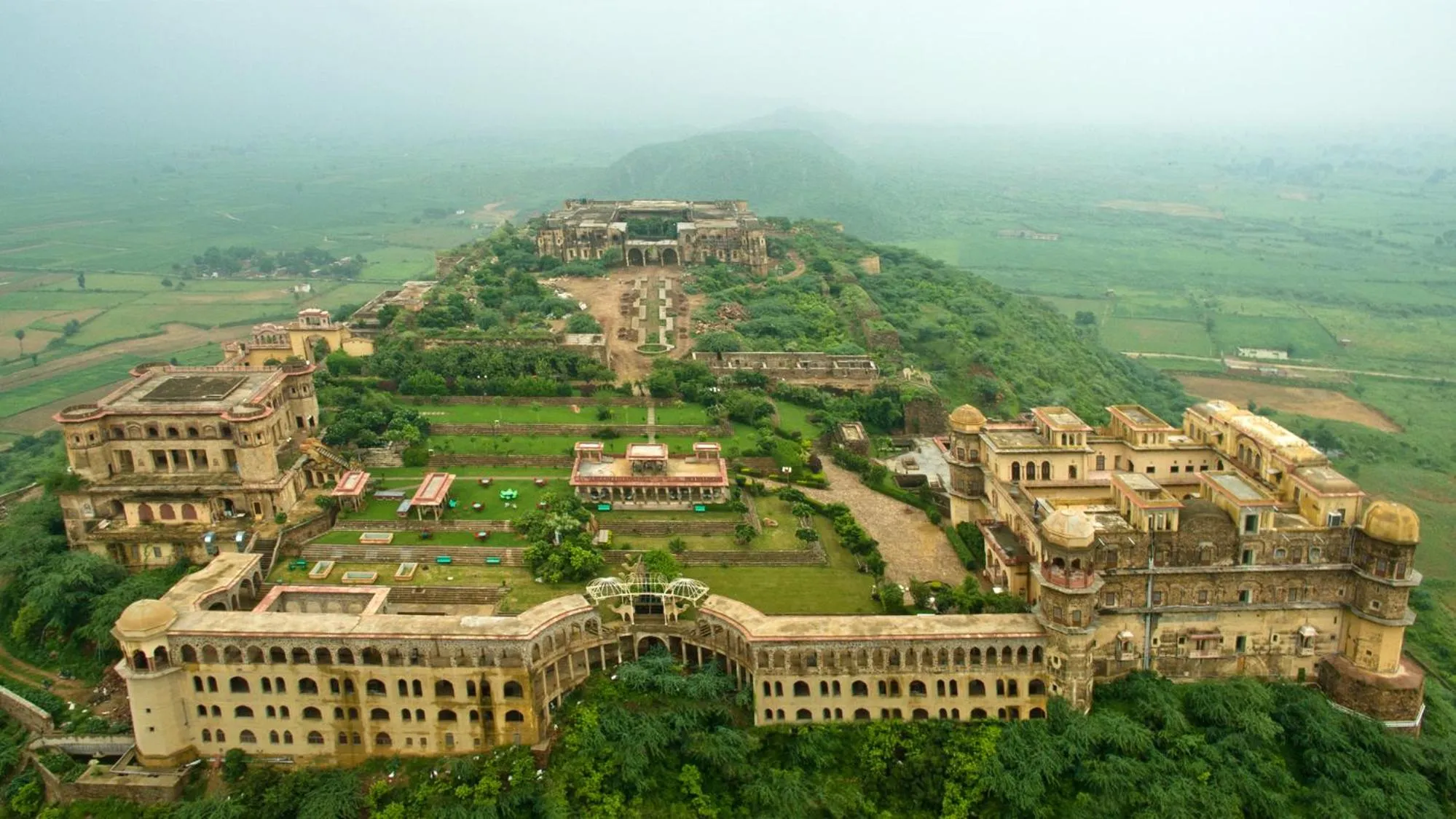 Natural landscape in Neemrana's - Tijara Fort Palace