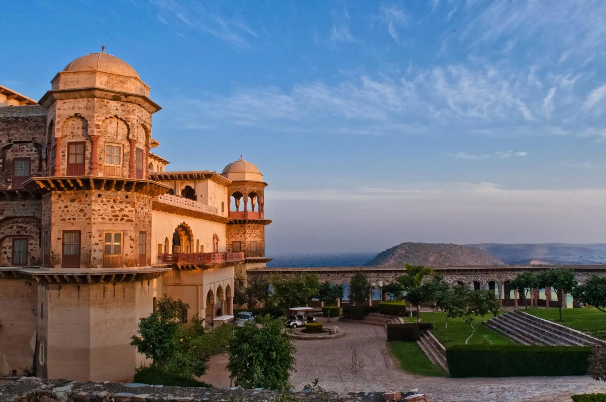 Facade/entrance in Neemrana's - Tijara Fort Palace