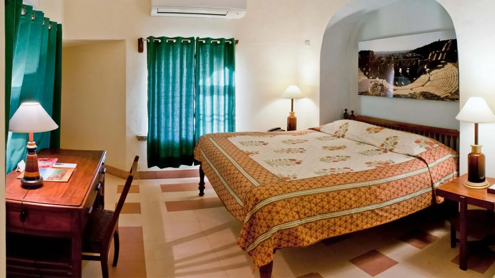 Bed in Neemrana's - Tijara Fort Palace