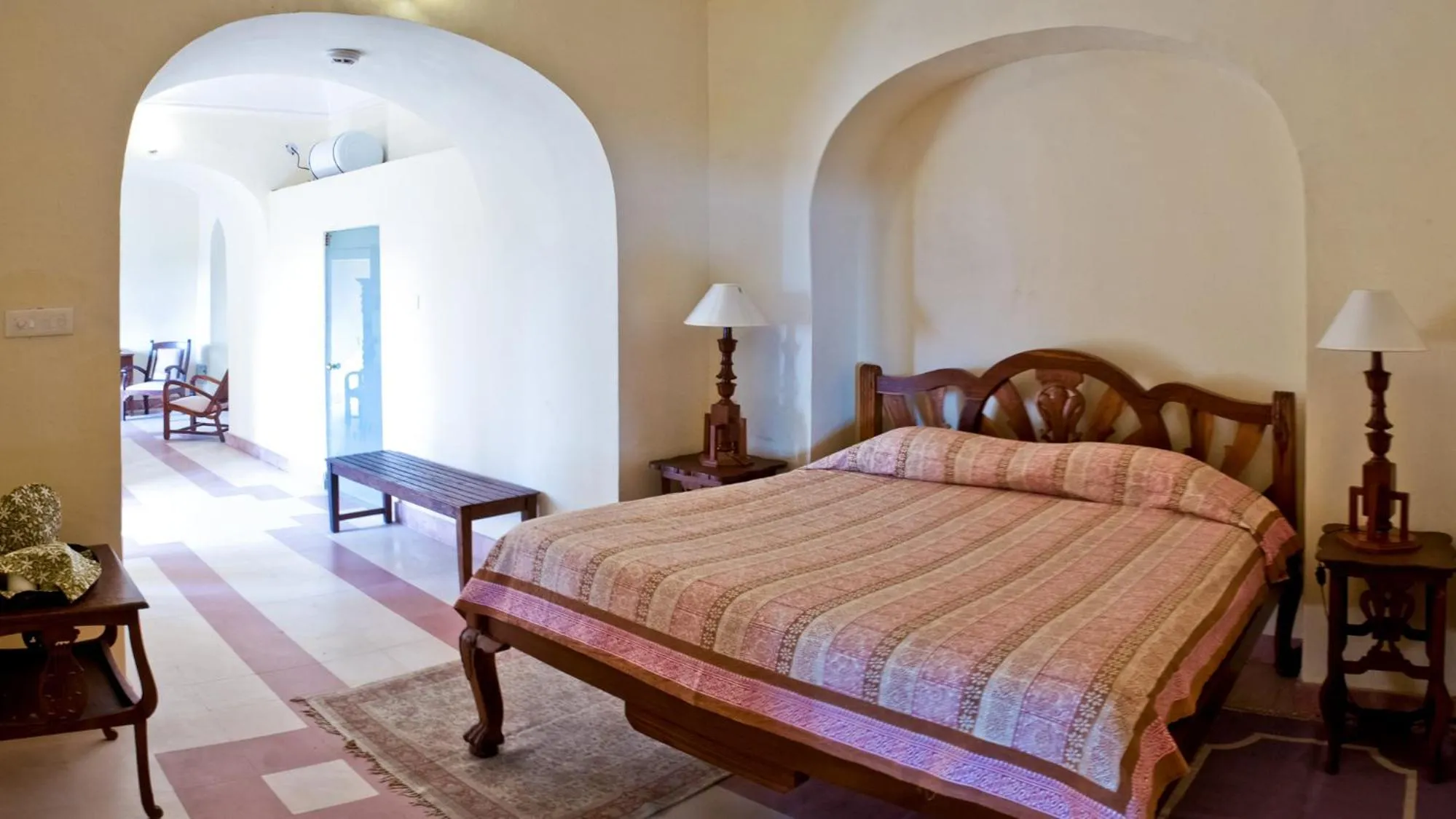 Photo of the whole room, Bed in Neemrana's - Tijara Fort Palace