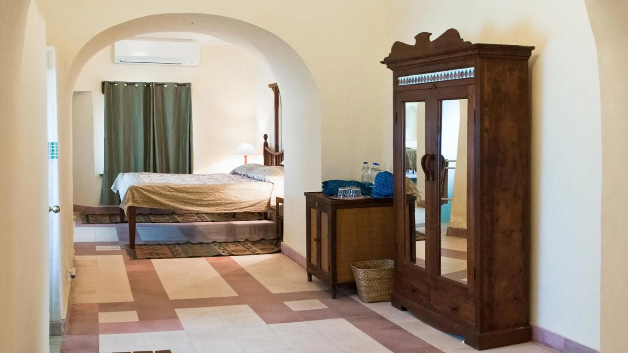Photo of the whole room, Bed in Neemrana's - Tijara Fort Palace