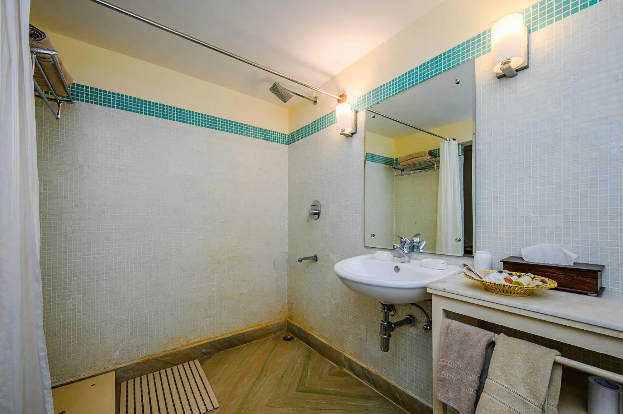 Bathroom in Neemrana's - Tijara Fort Palace