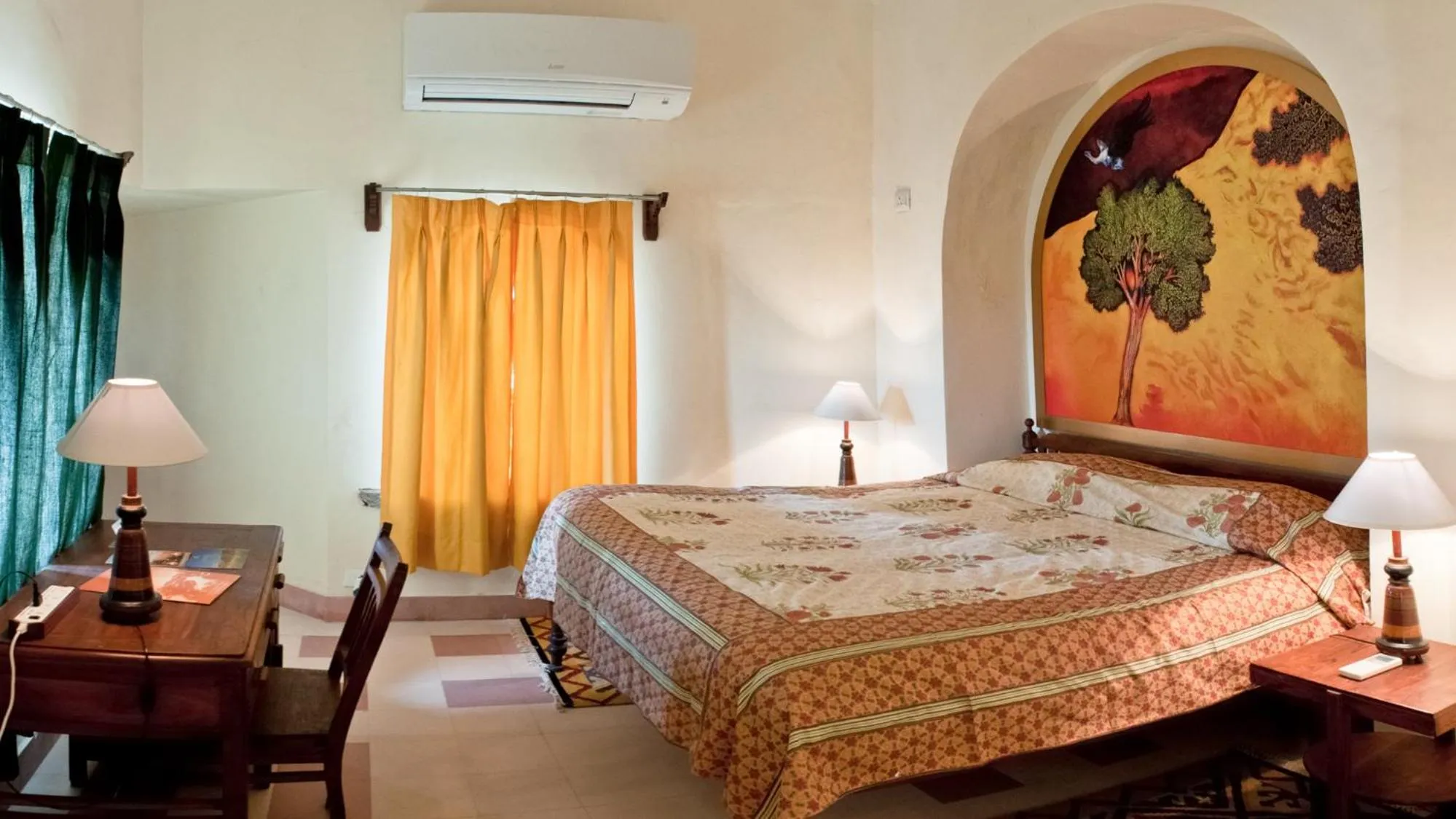 Photo of the whole room, Bed in Neemrana's - Tijara Fort Palace