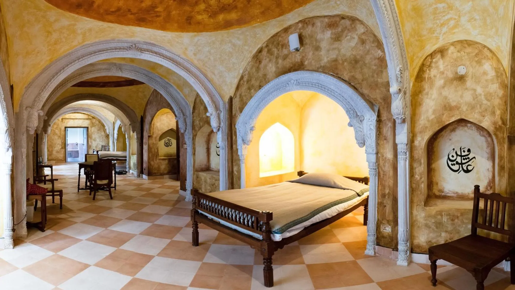 Photo of the whole room, Bed in Neemrana's - Tijara Fort Palace