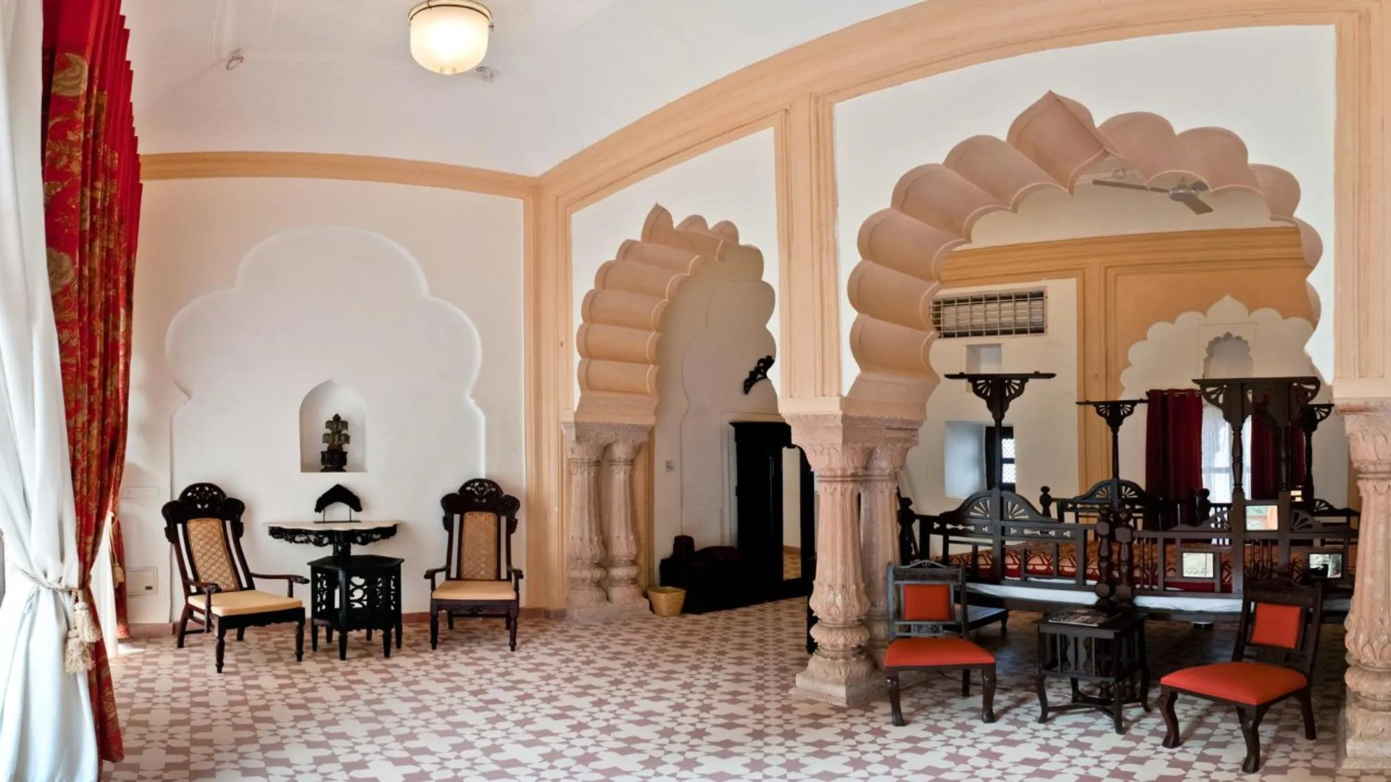 Living room in Neemrana's - Tijara Fort Palace