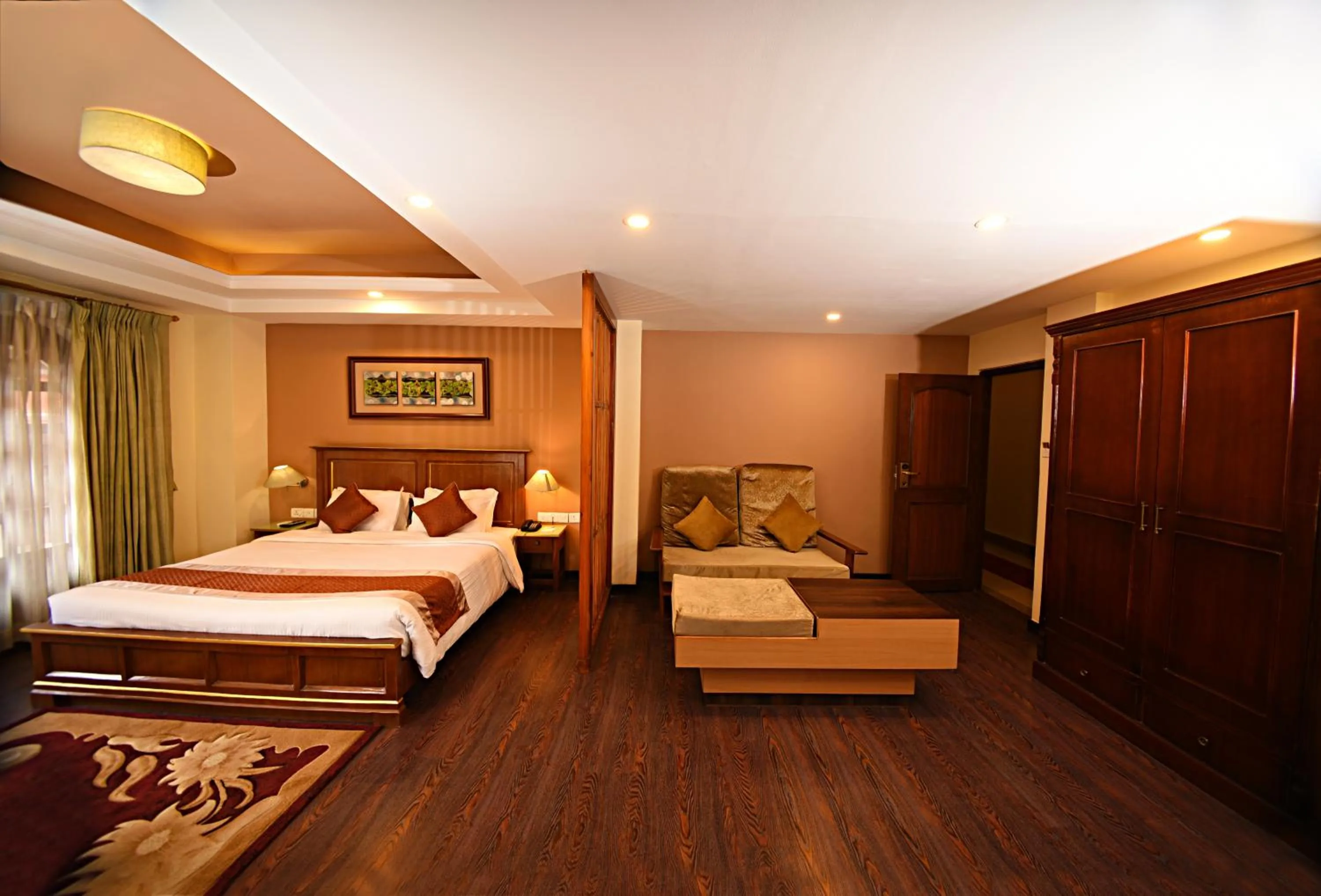 Photo of the whole room, Bed in DOM Himalaya Hotel