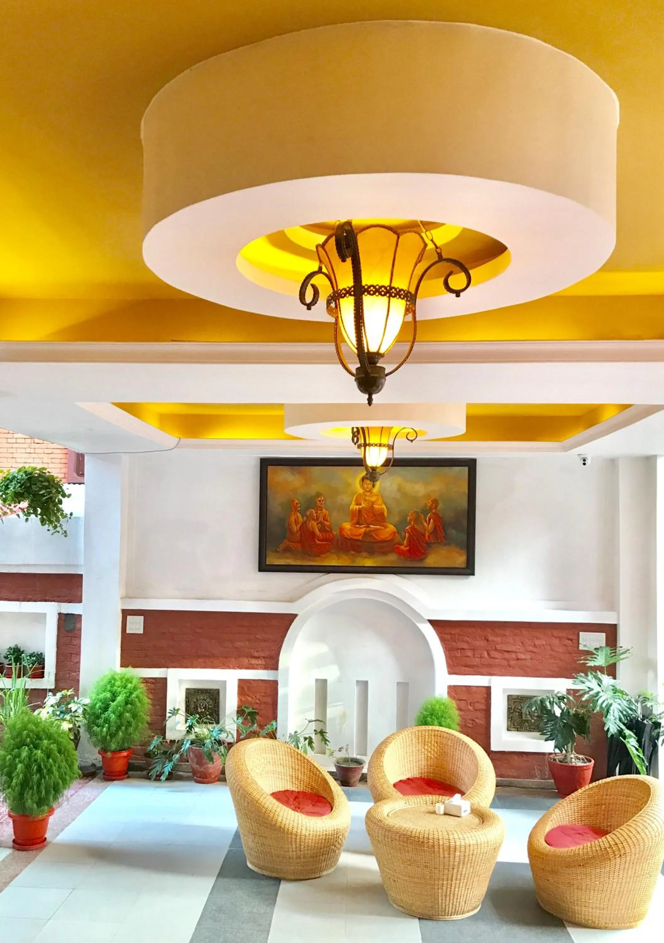 Lobby or reception in DOM Himalaya Hotel