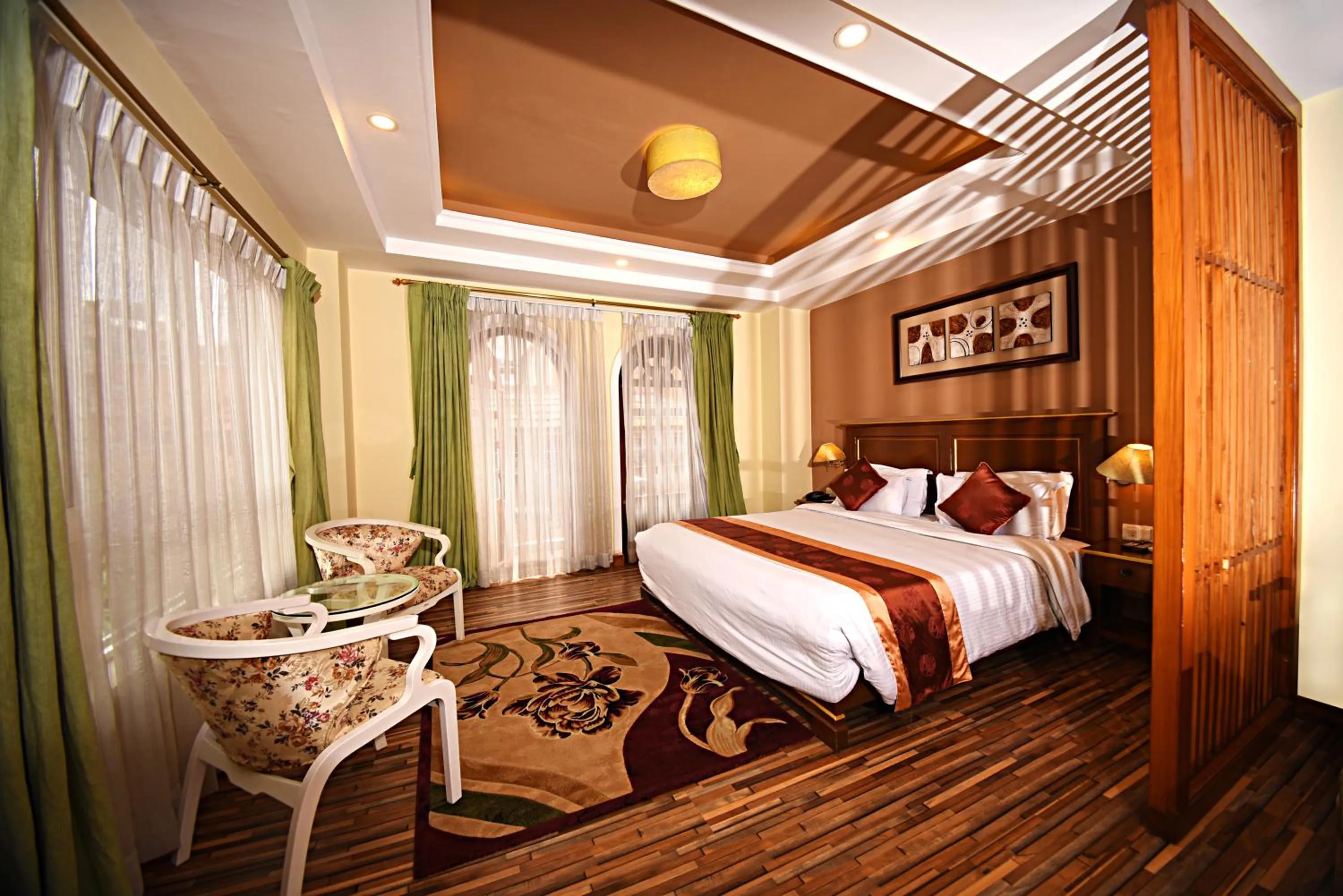 Photo of the whole room, Bed in DOM Himalaya Hotel