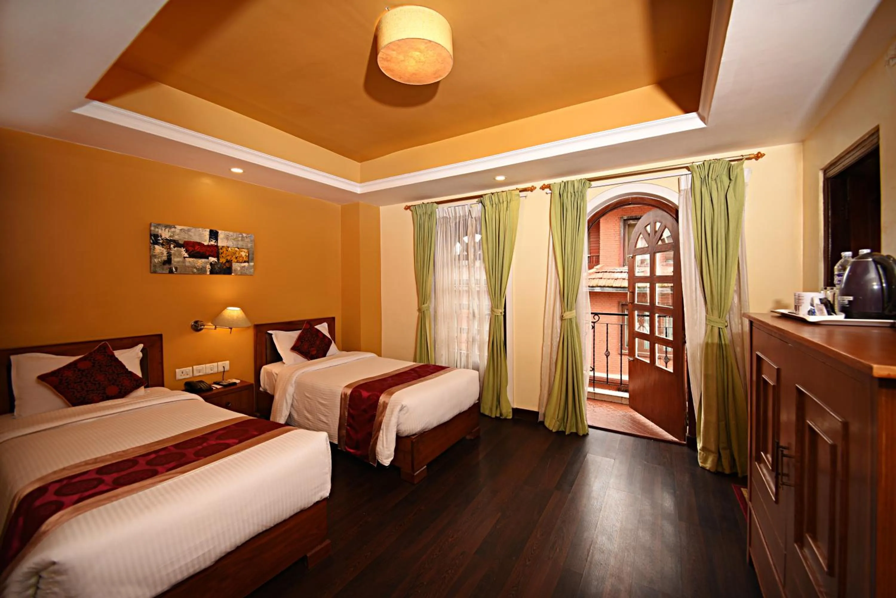 Photo of the whole room, Bed in DOM Himalaya Hotel