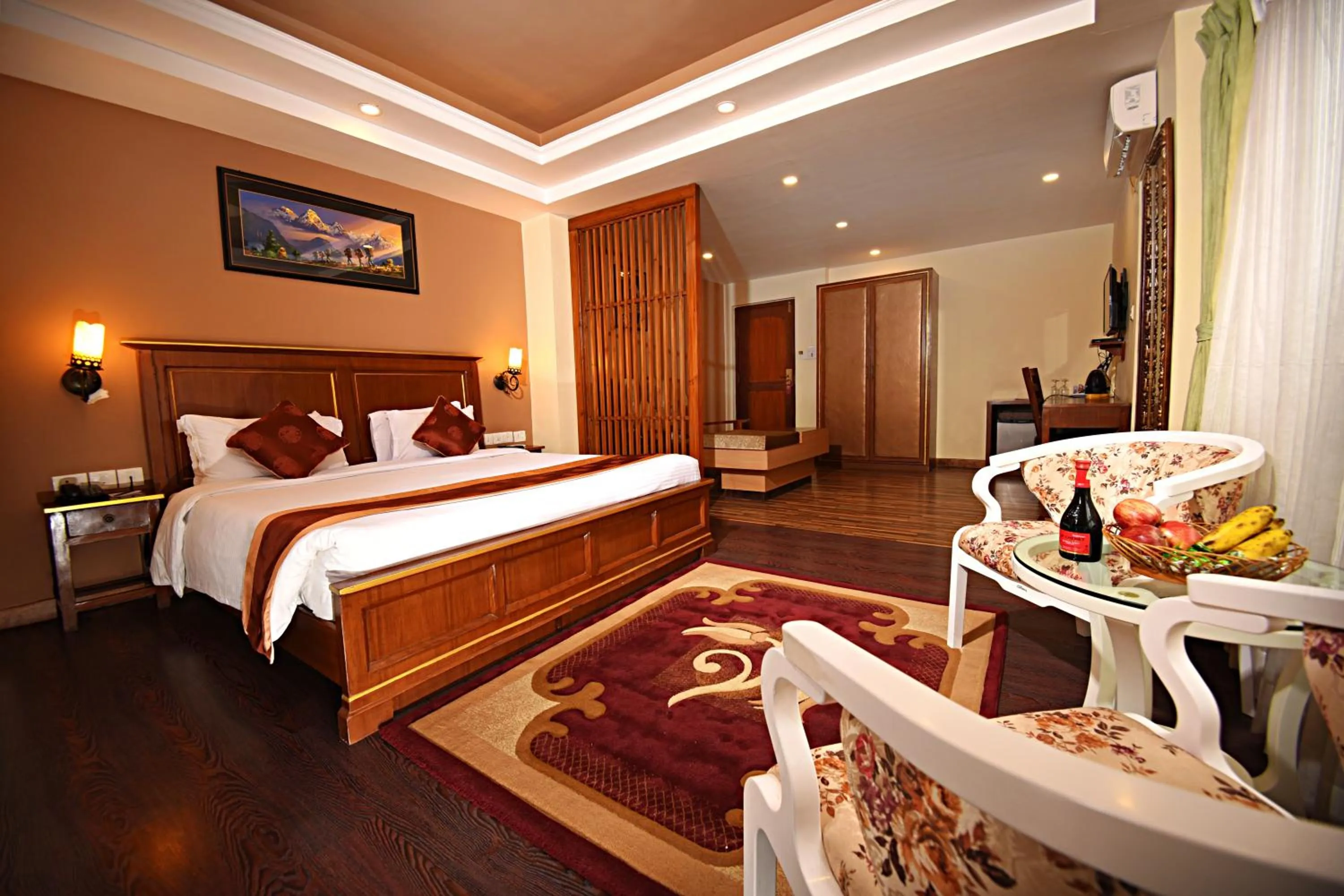 Photo of the whole room, Bed in DOM Himalaya Hotel
