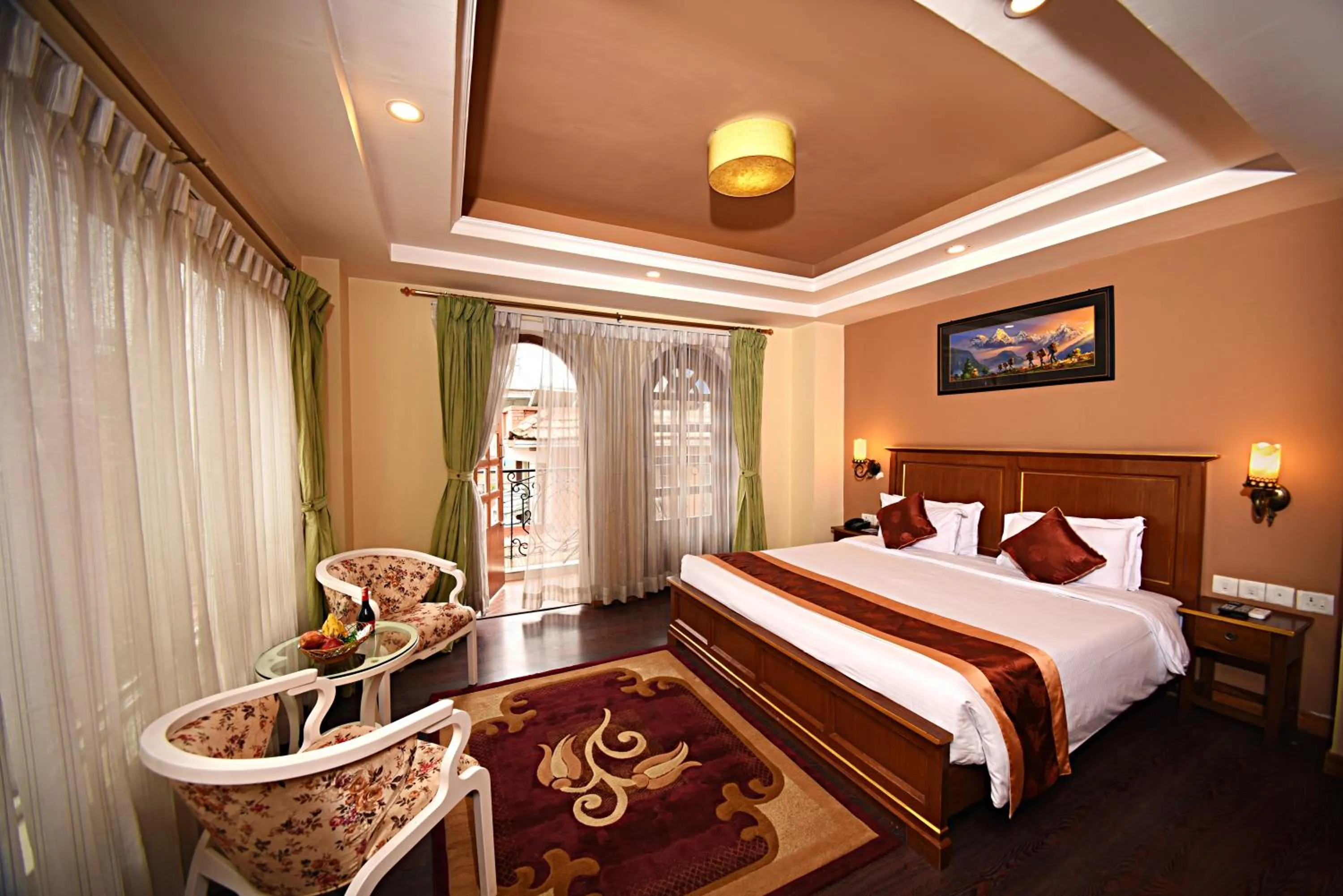 TV and multimedia, Bed in DOM Himalaya Hotel