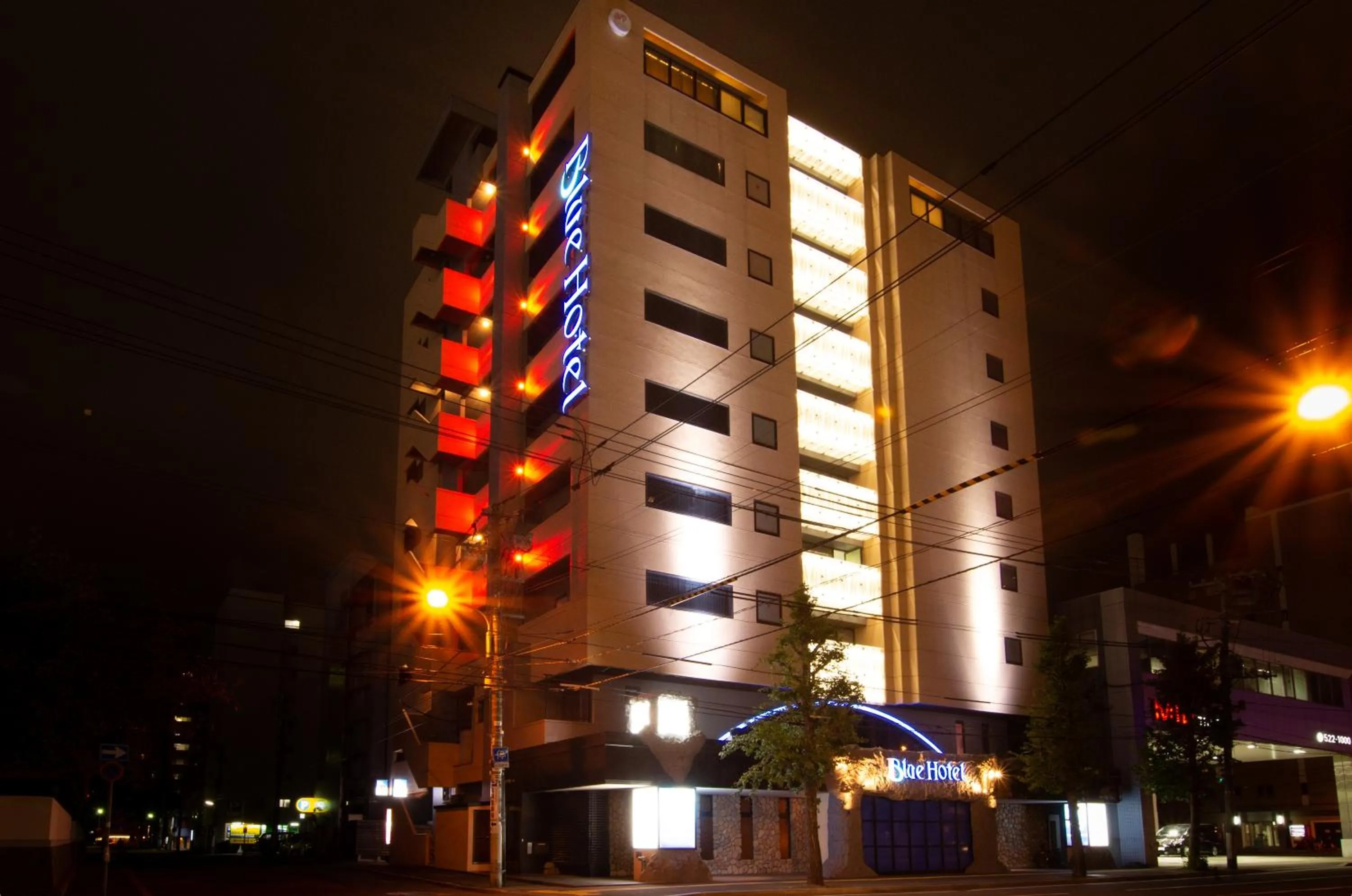 Facade/entrance in BlueHotel sju(:)pri:m (Adult Only)