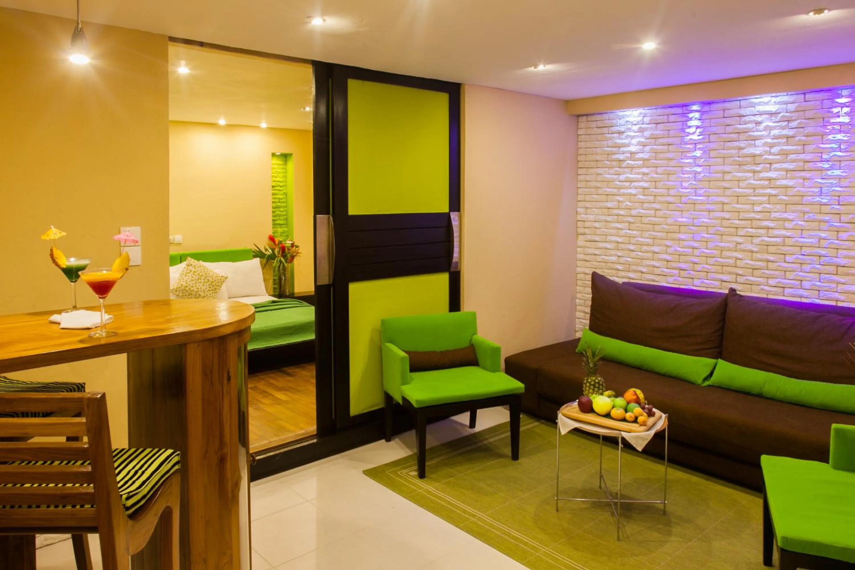 Photo of the whole room in Le Wafou