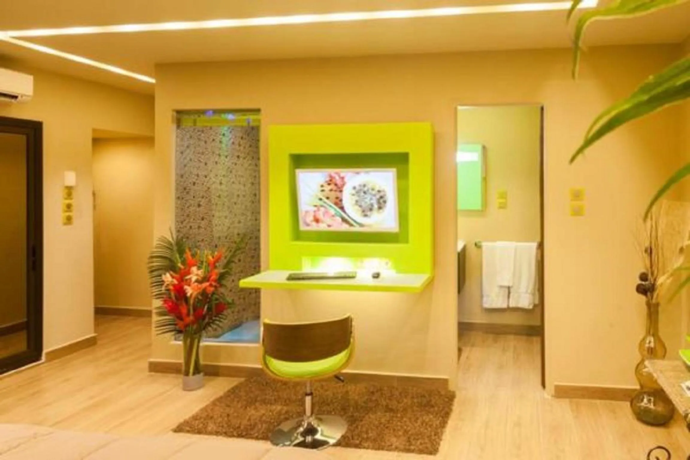 Seating area in Le Wafou