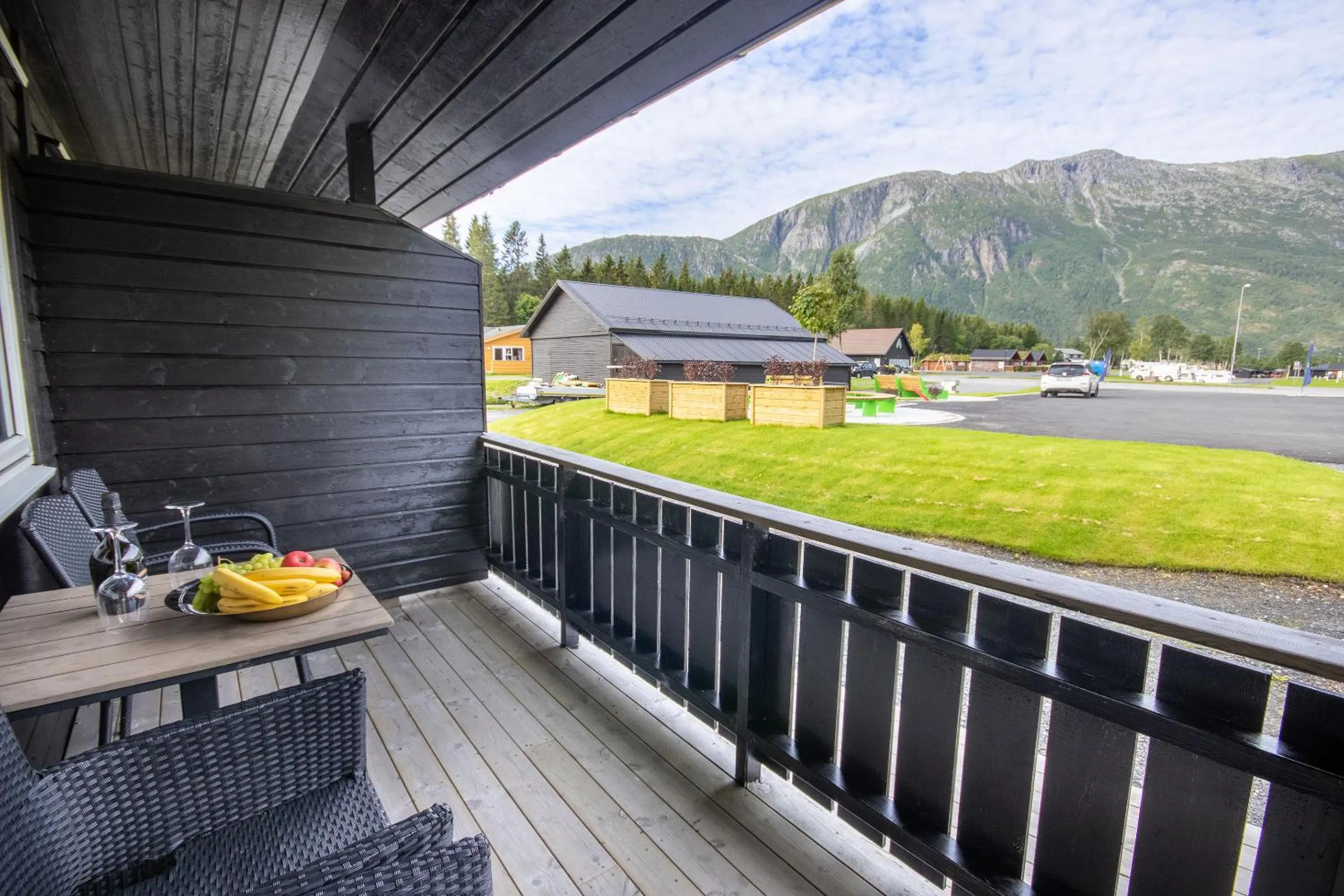 Balcony/Terrace in Topcamp Mosjøen - Helgeland