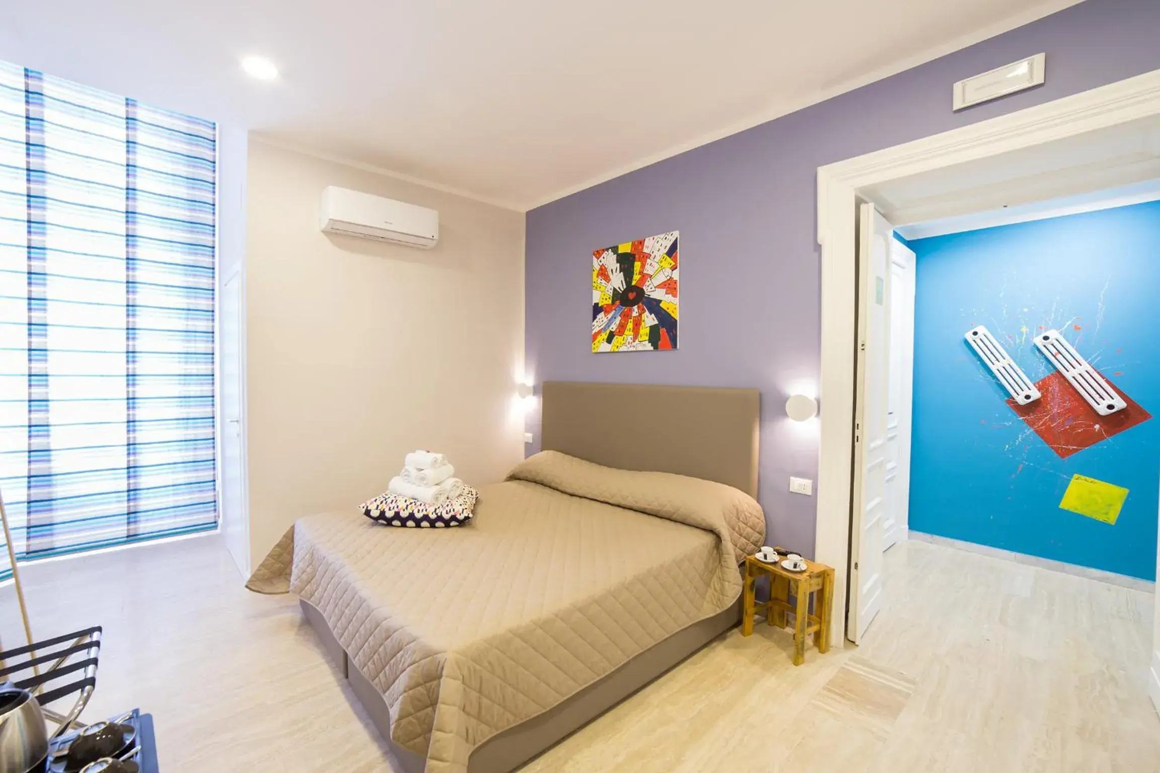 Deluxe Double Room with Balcony in PC Boutique H Napoli Centro, by ClaPa Group Deluxe Double Room with Balcony in PC Boutique H Napoli Centro, by ClaPa Group