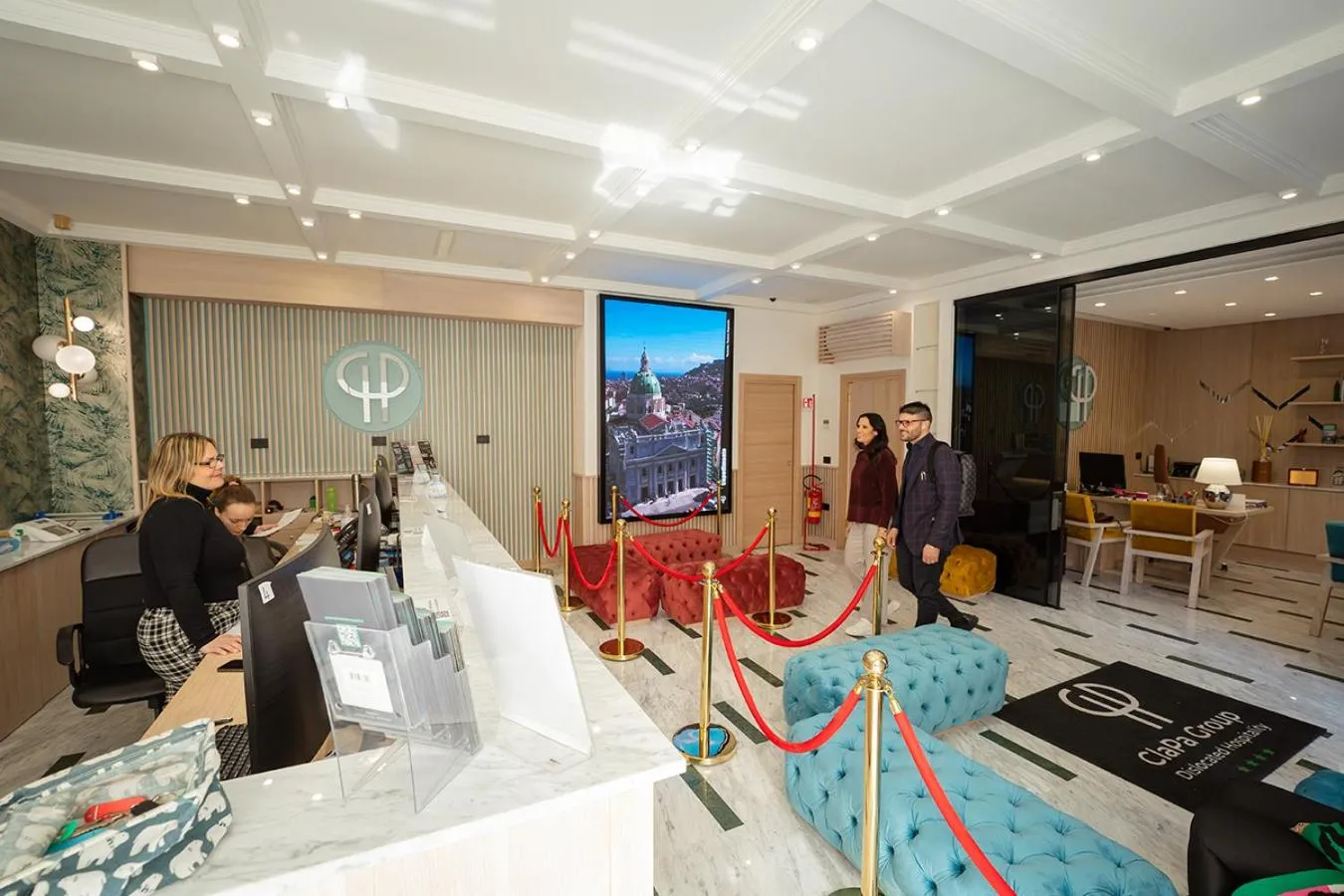 Lobby or reception in PC Boutique H Napoli Centro, by ClaPa Group