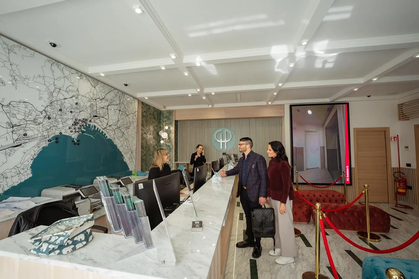 Lobby or reception in PC Boutique H Napoli Centro, by ClaPa Group