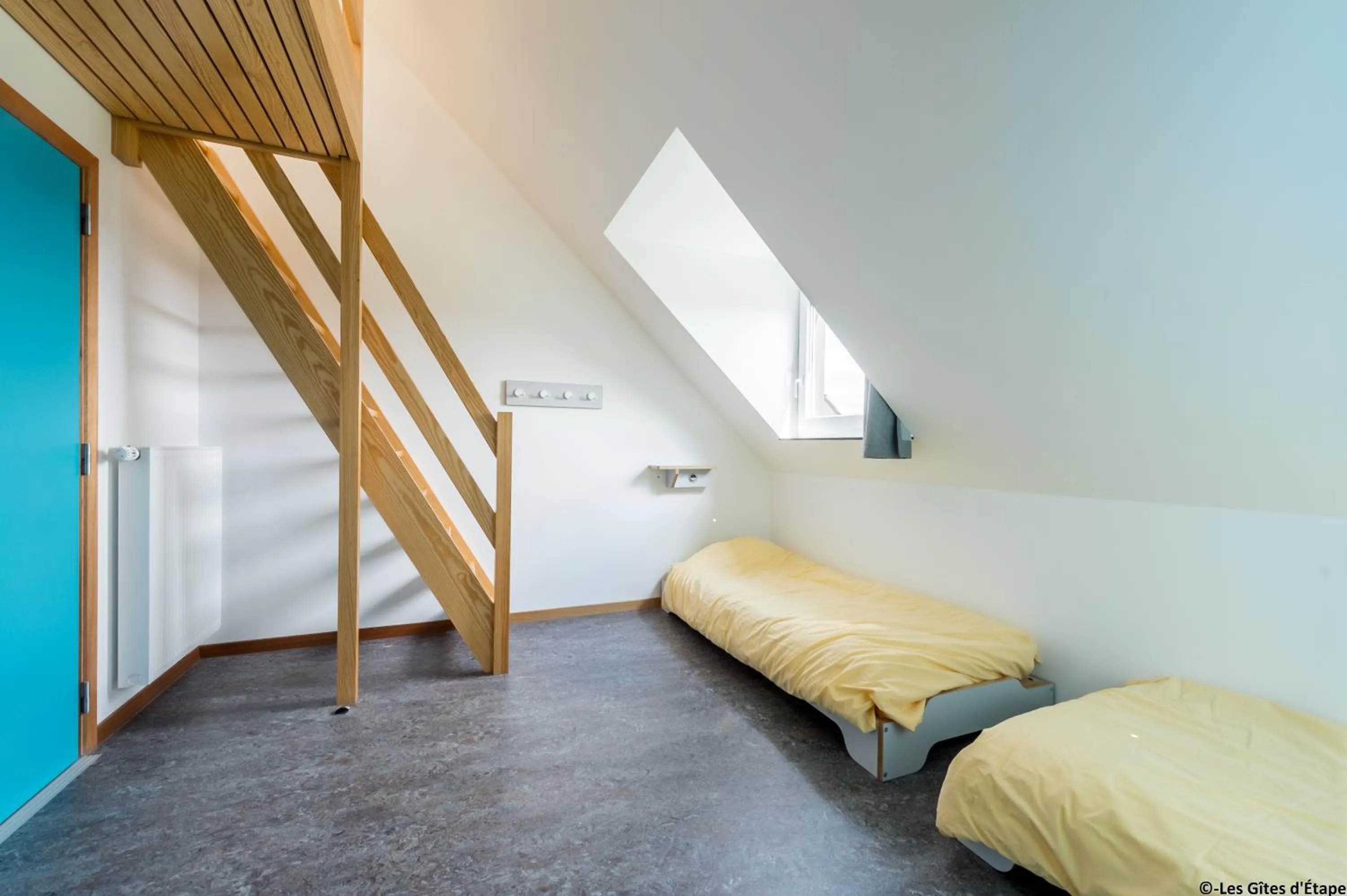 Bedroom, Bed in Gîte Kaleo Eupen Jugendherberge