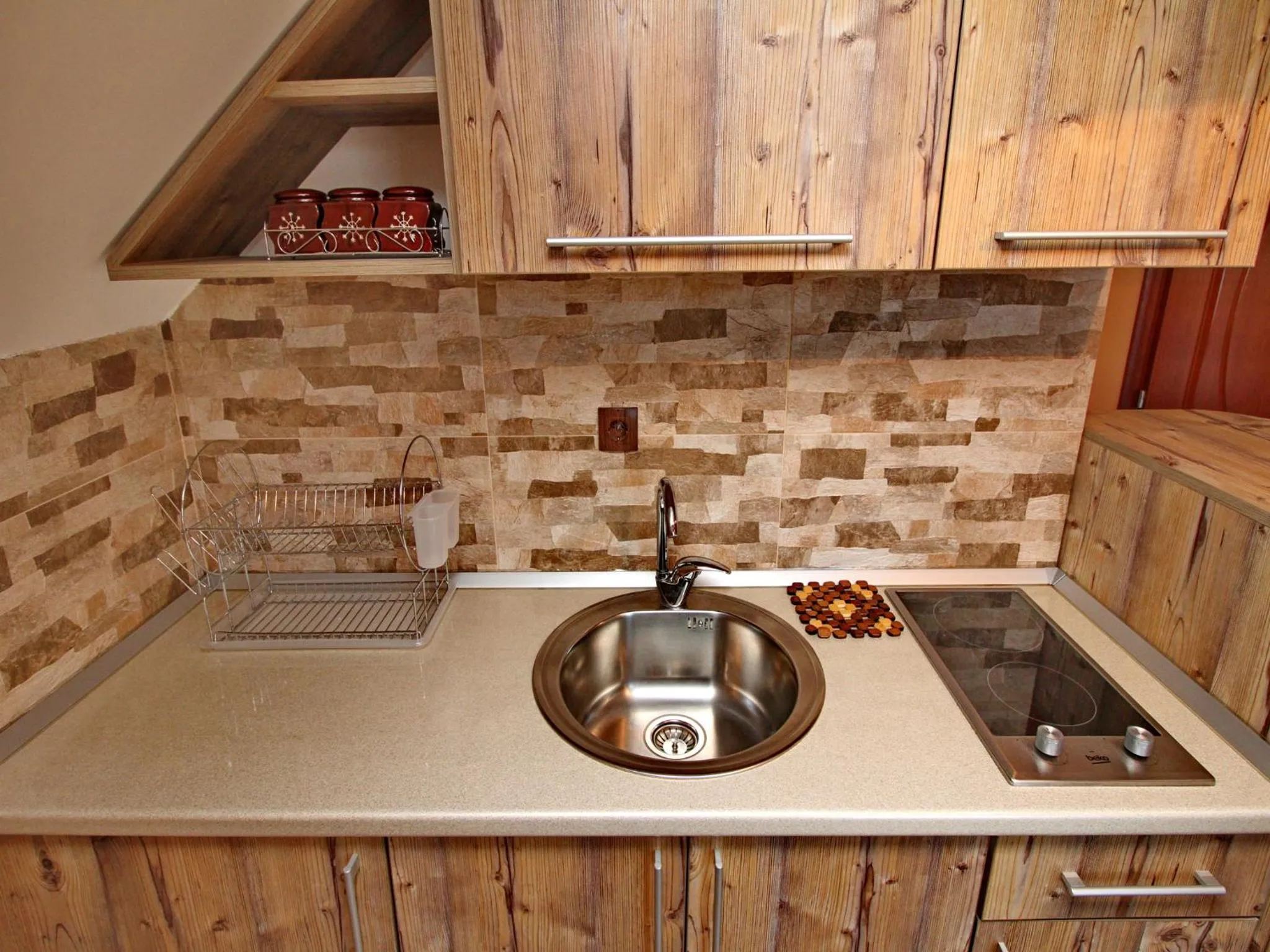 Kitchen or kitchenette in Apartments Stojic