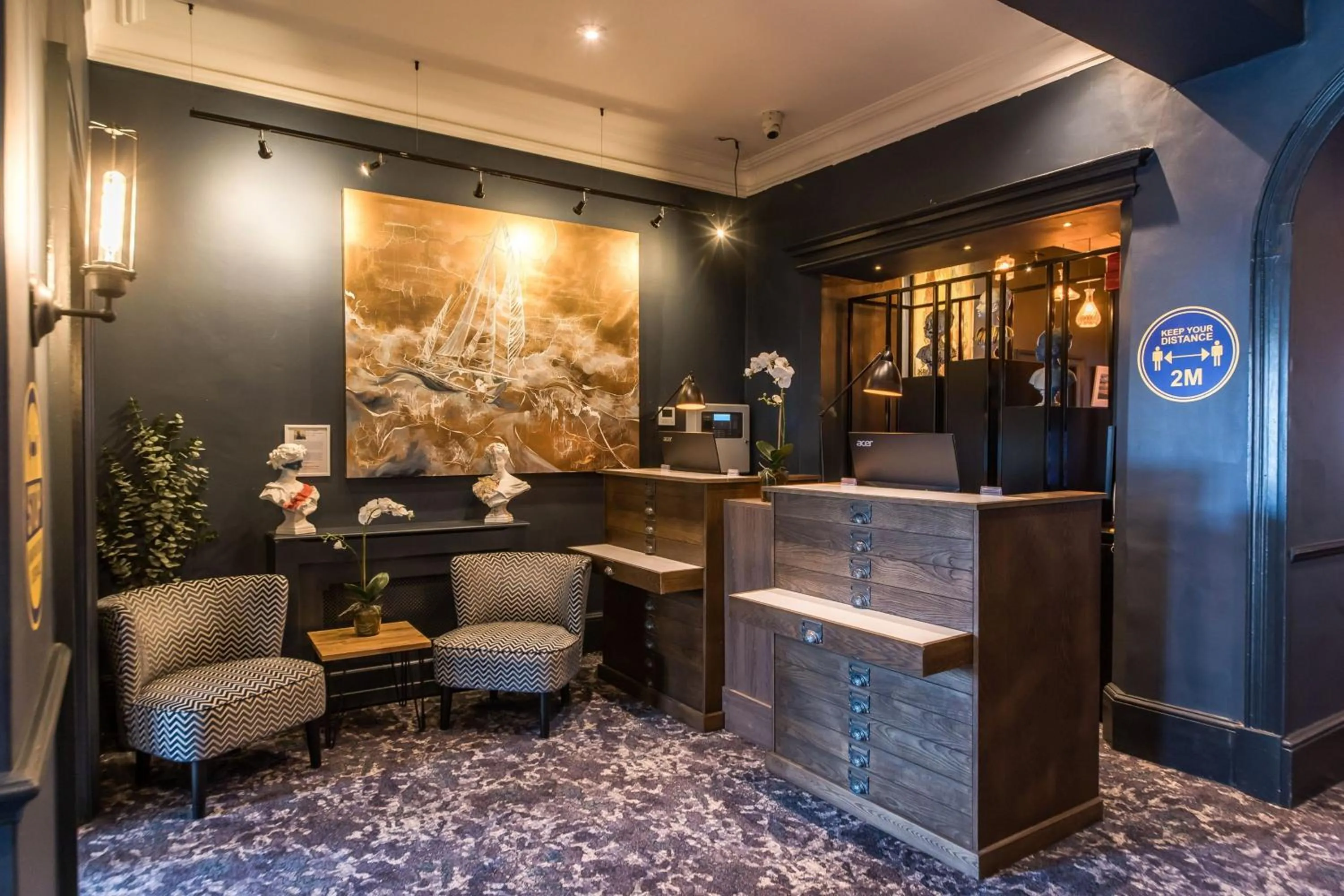 Lobby or reception in Abbey Hotel Bath, a Tribute Portfolio Hotel