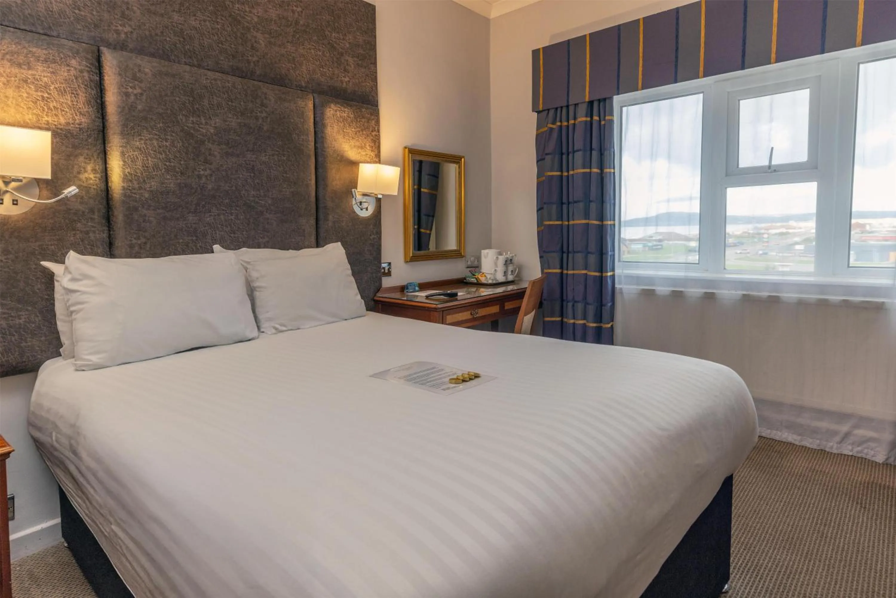 Bedroom, Bed in Best Western Aberavon Beach Hotel