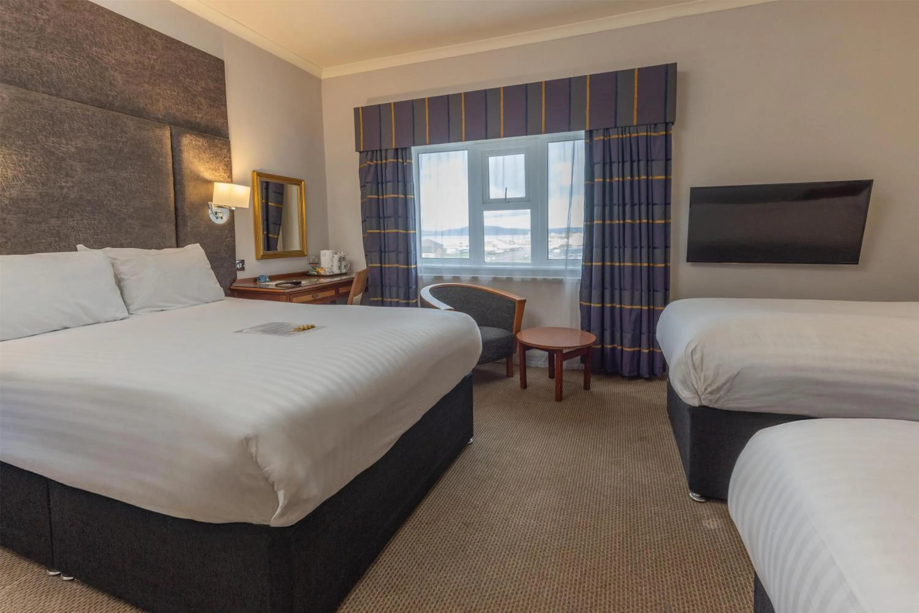 Bedroom, Bed in Best Western Aberavon Beach Hotel