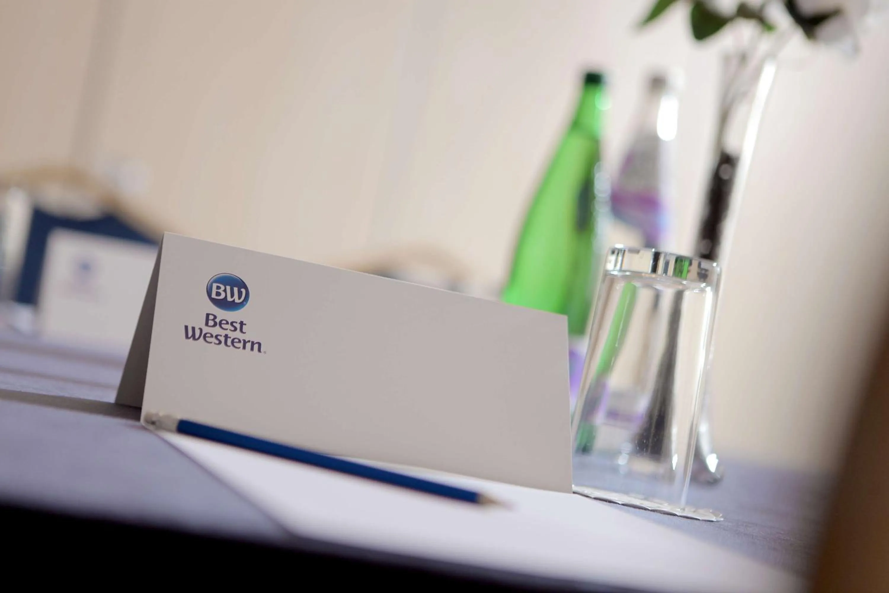 On site in Best Western Claydon Hotel