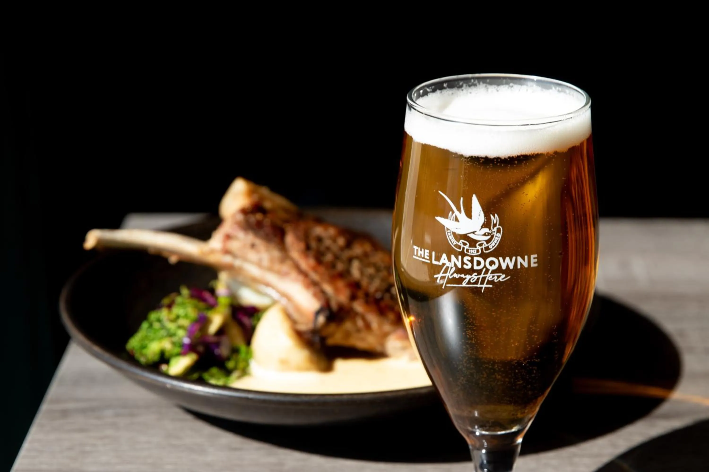 Food and drinks in The Lansdowne, Eastbourne