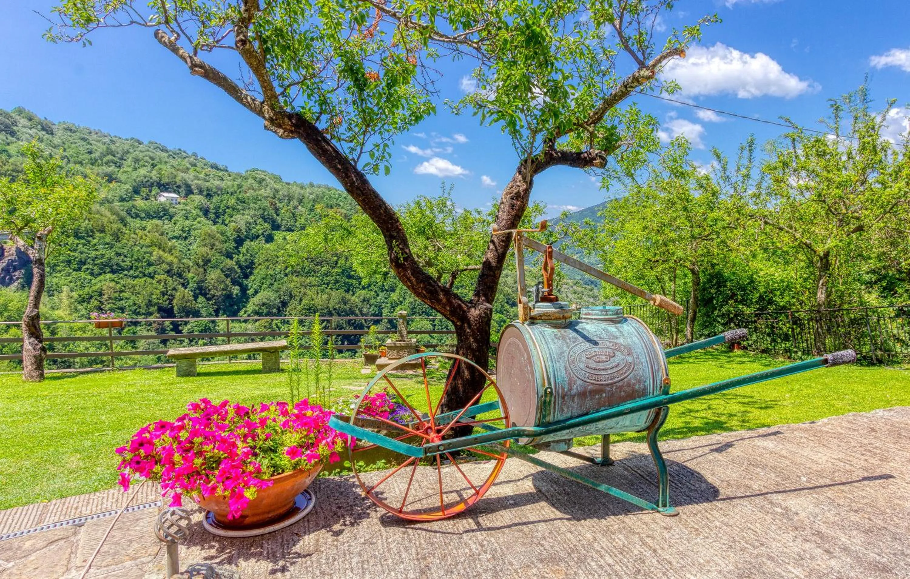Garden in B&B La Bredia