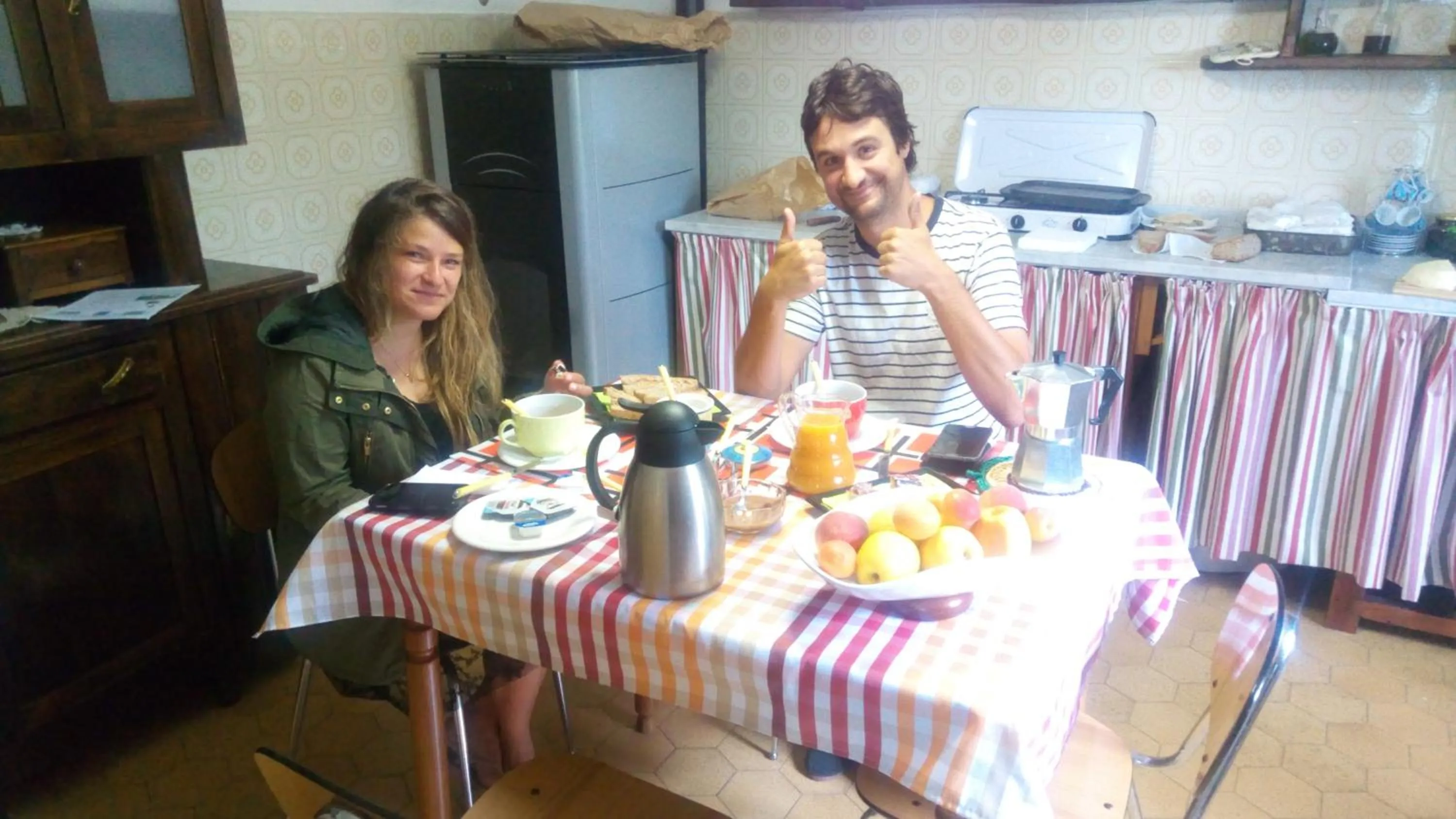 Italian breakfast in B&B La Bredia