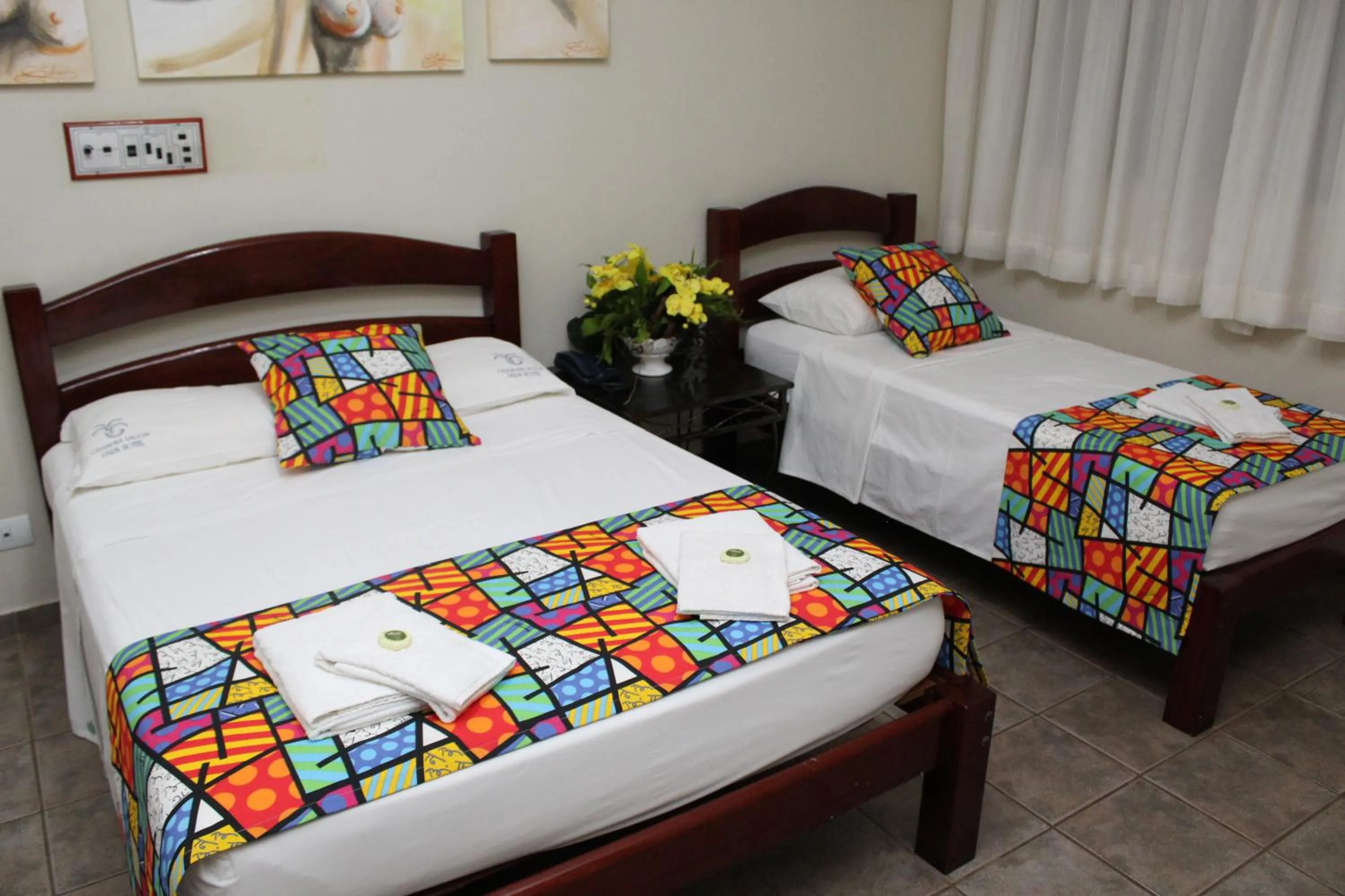 Bed in Grandes Lagos Park Hotel