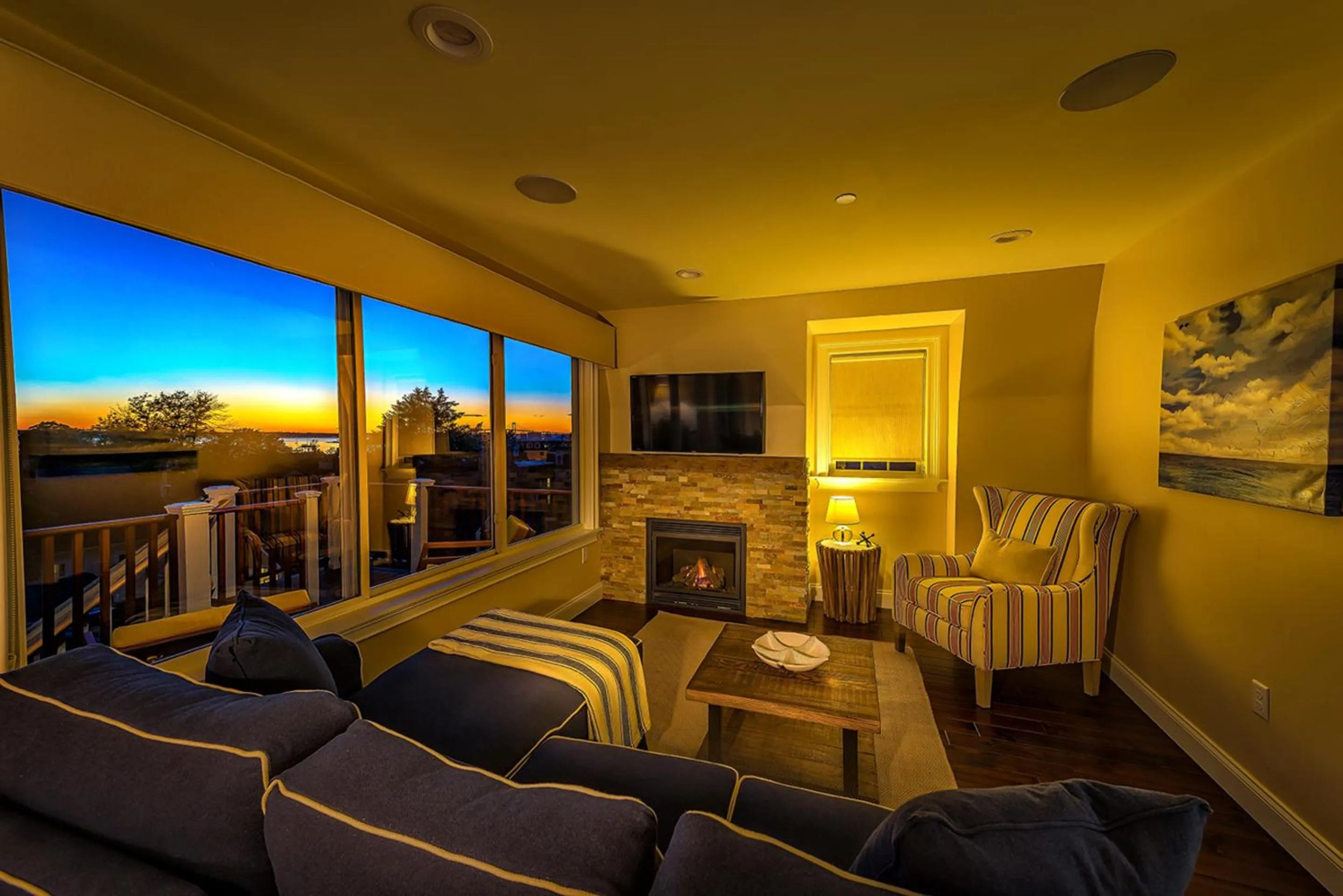Living room in The Newport Lofts - 617 Thames Street
