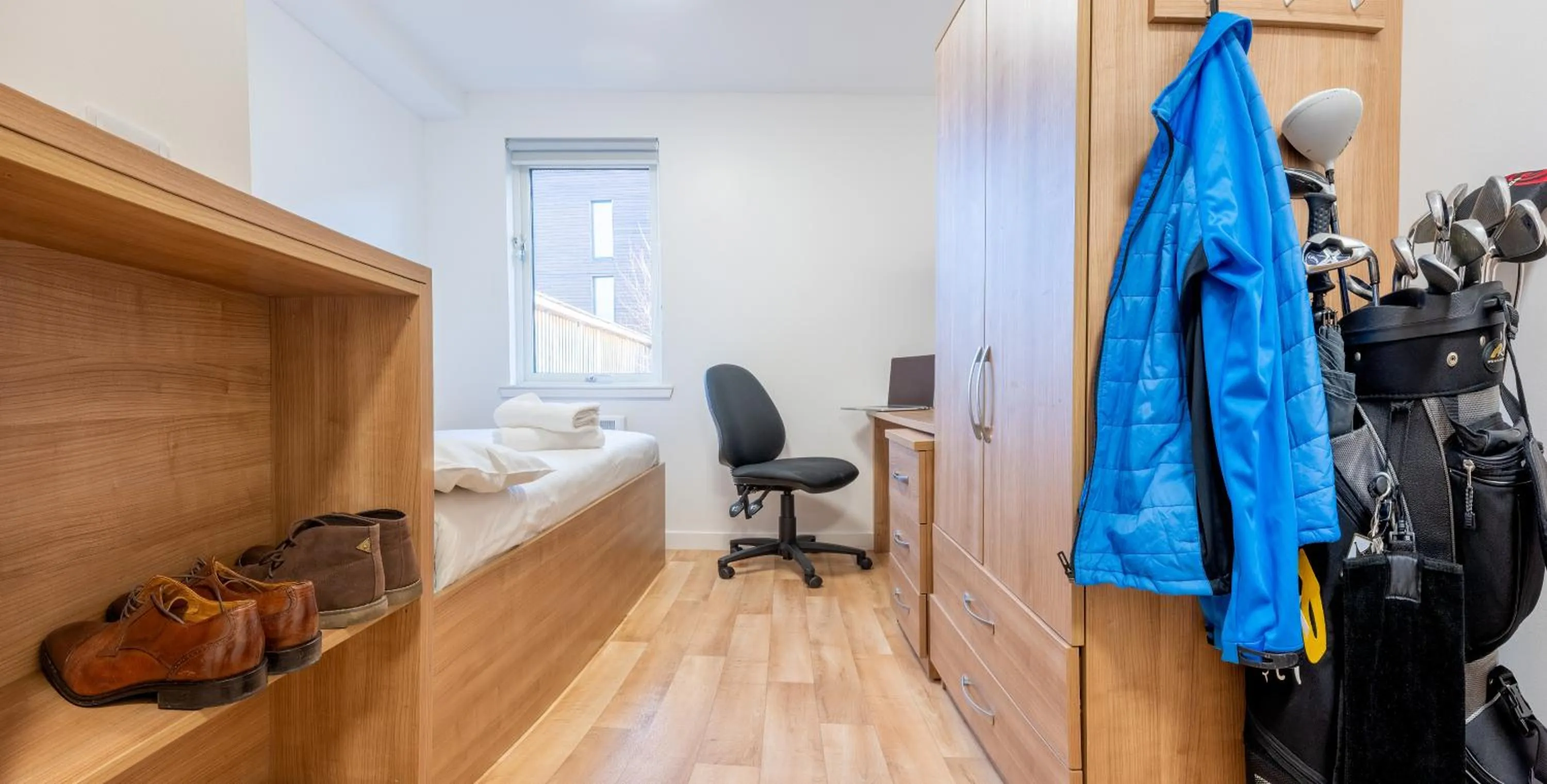 Bedroom, Bed in UHI Inverness - Campus Accommodation