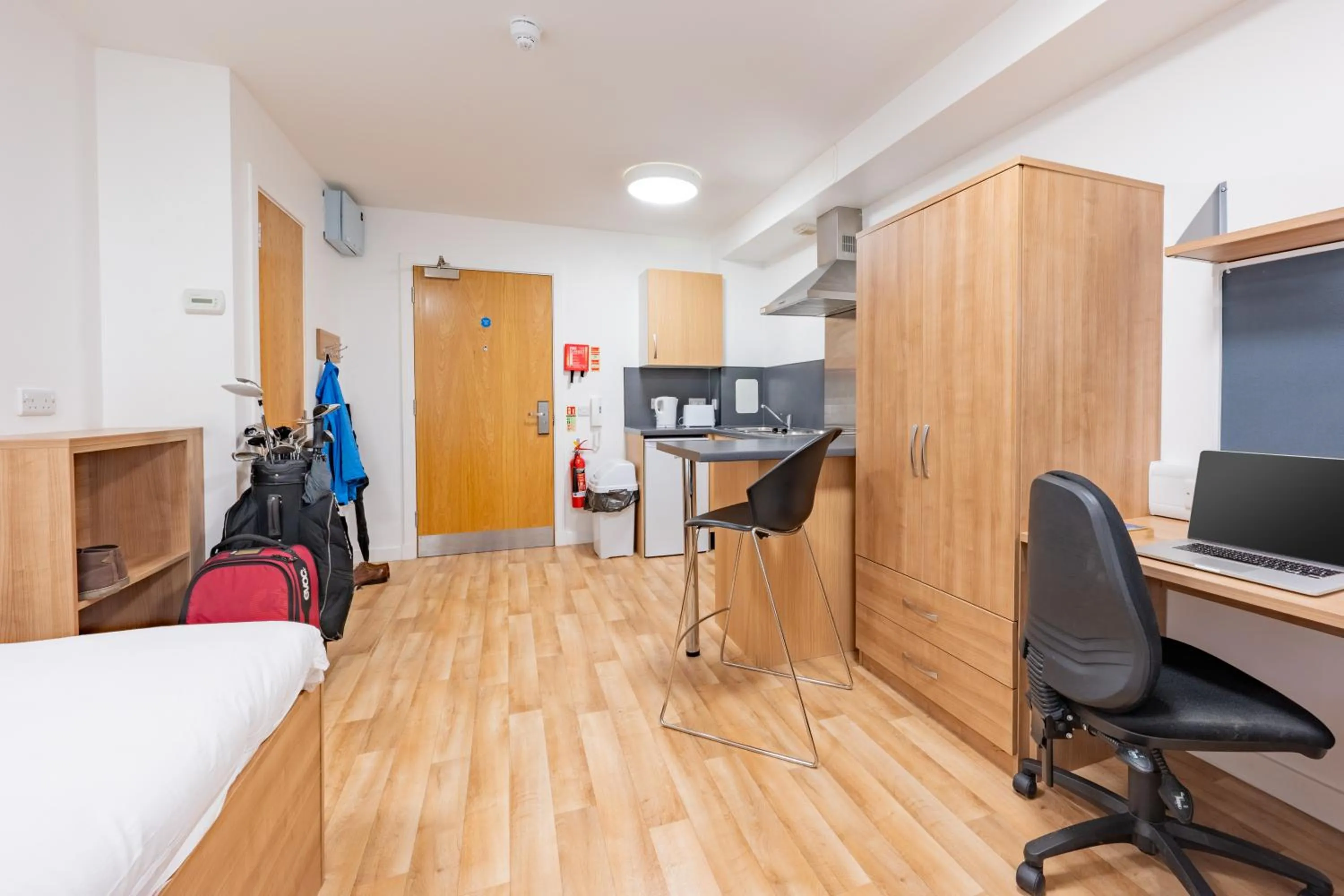 Photo of the whole room, Bed in UHI Inverness - Campus Accommodation
