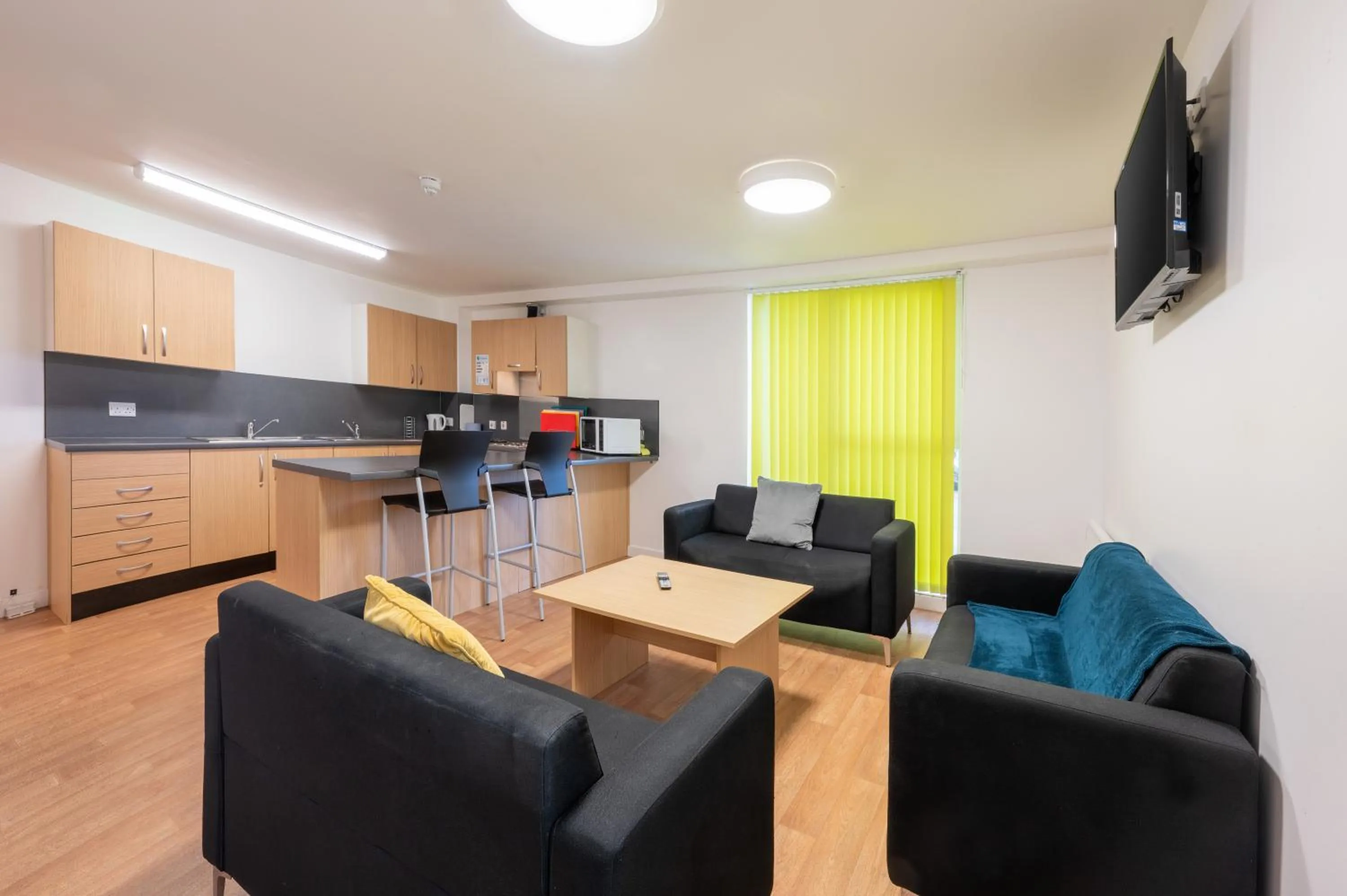 Living room in UHI Inverness - Campus Accommodation