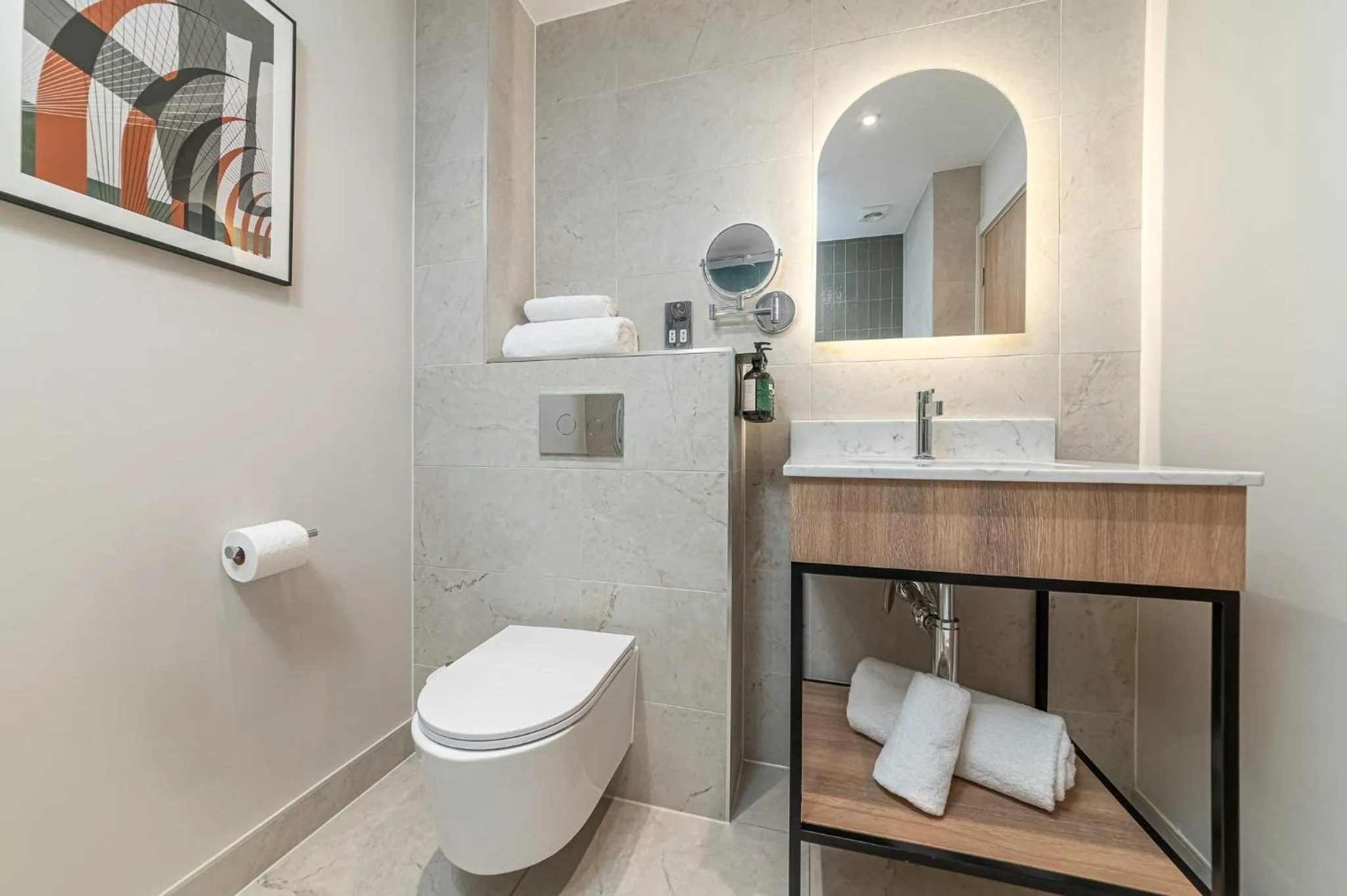 Bathroom in voco Rockingham Forest Corby by IHG