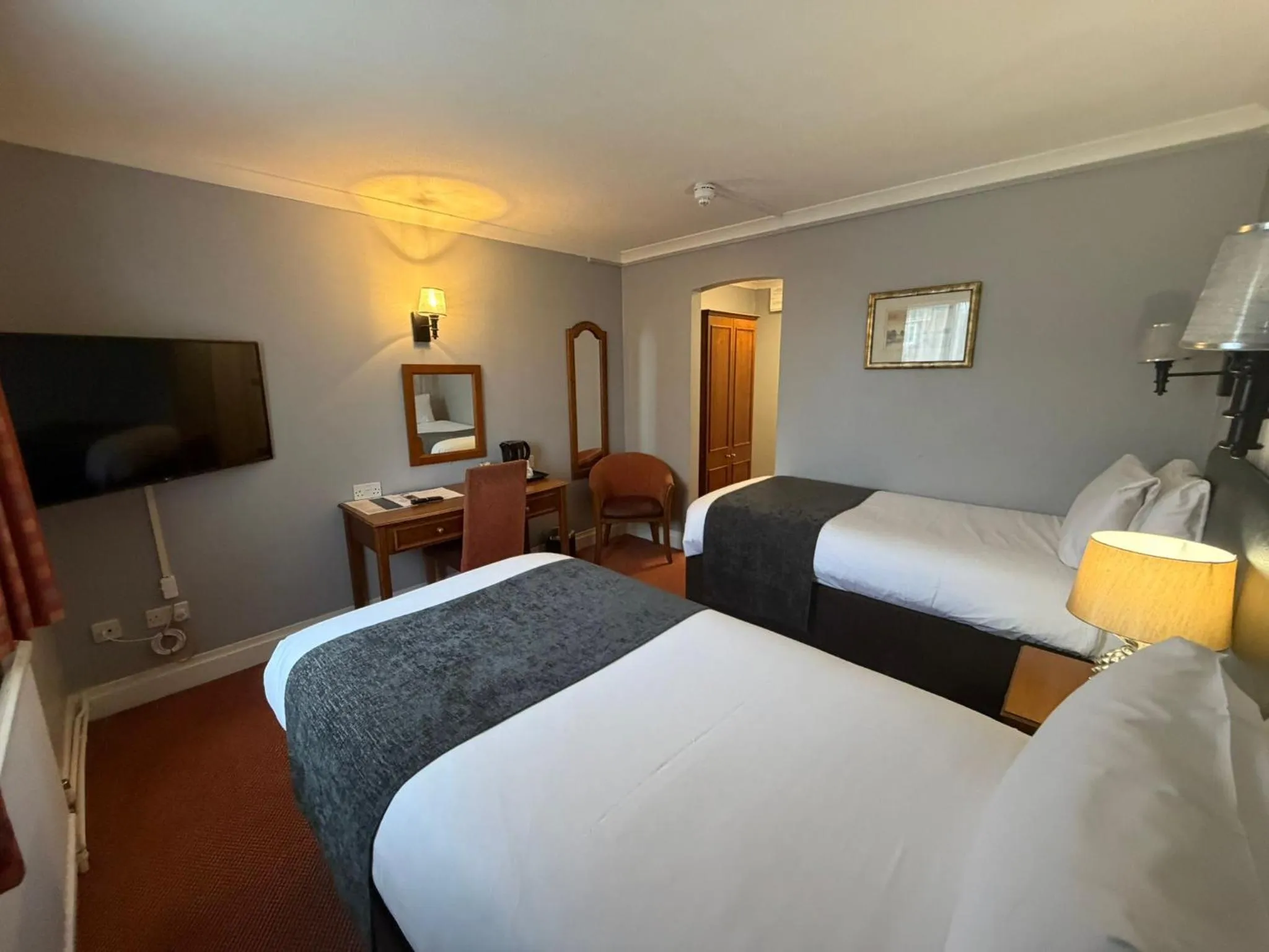 Bed in Raven Hotel by Greene King Inns