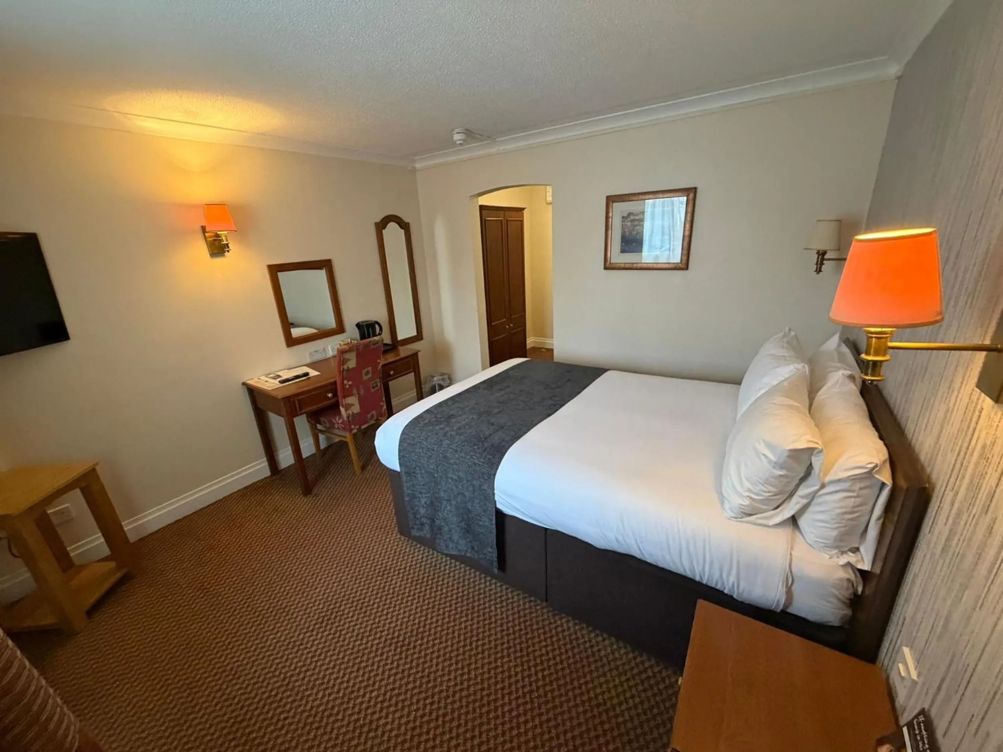 Bed in Raven Hotel by Greene King Inns