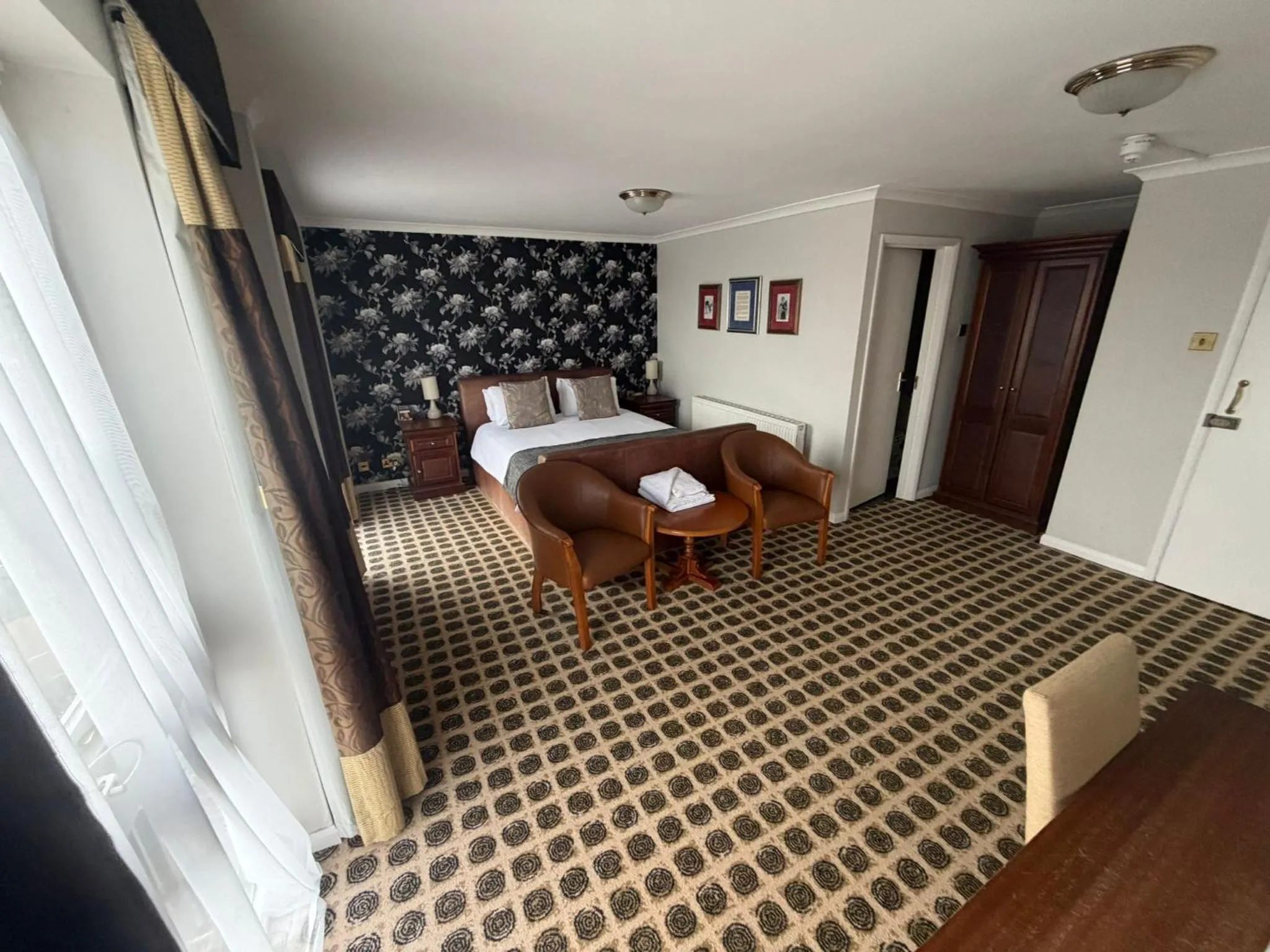 Bed in Raven Hotel by Greene King Inns