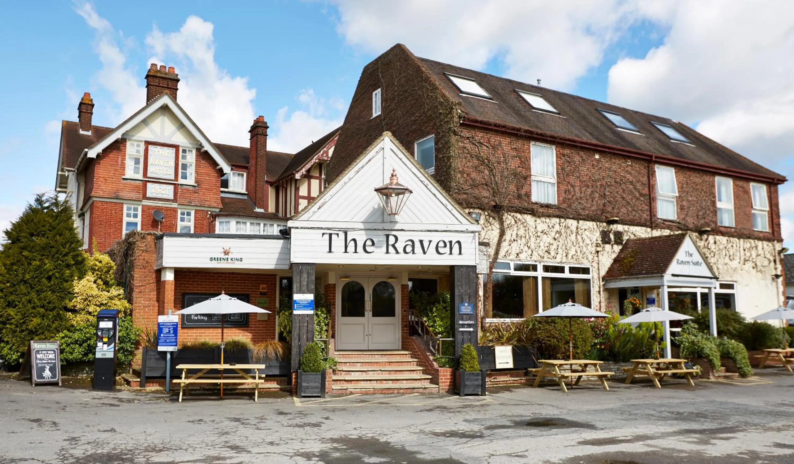 Property building in Raven Hotel by Greene King Inns