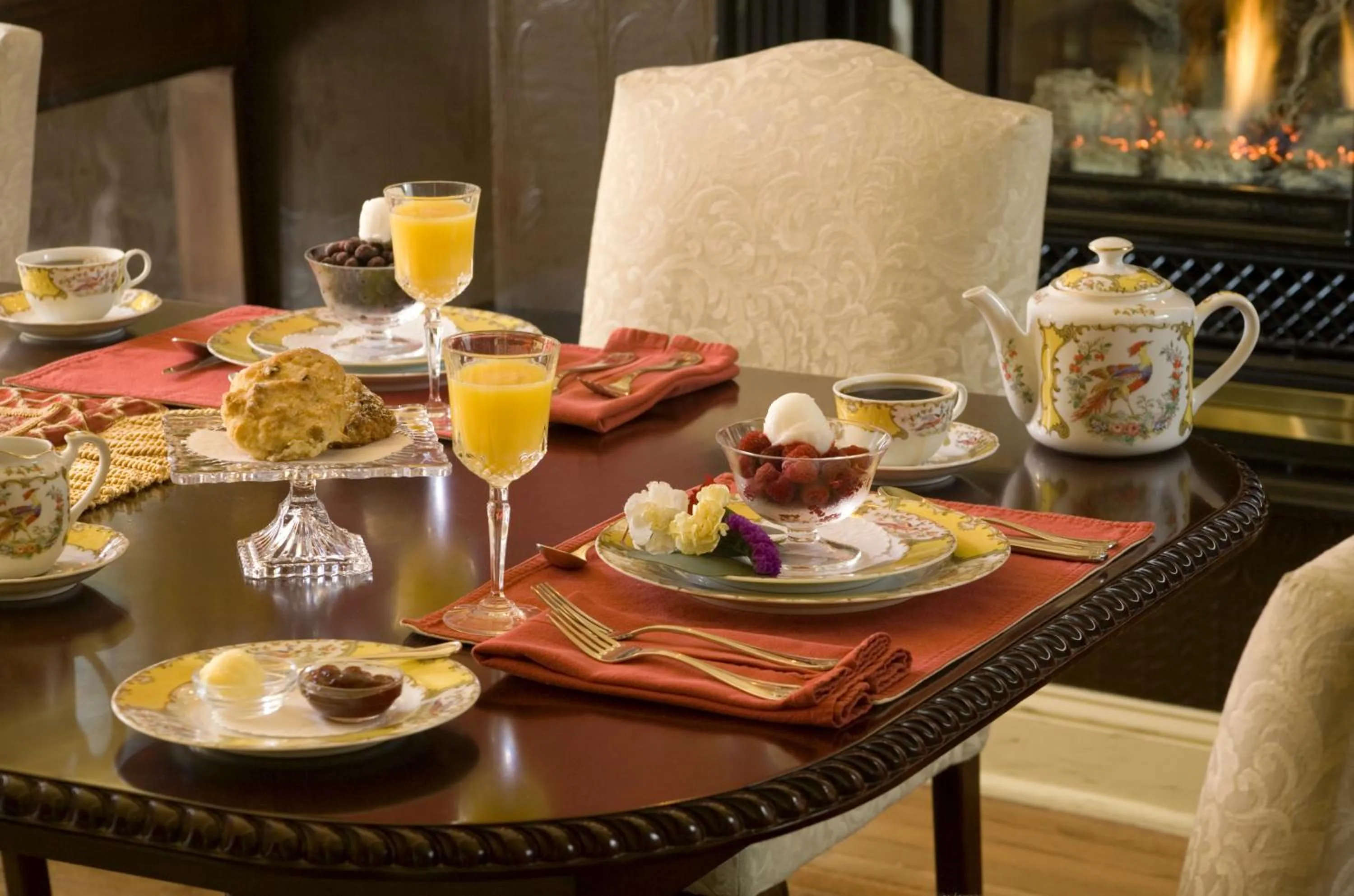 Breakfast in Hydrangea House Inn