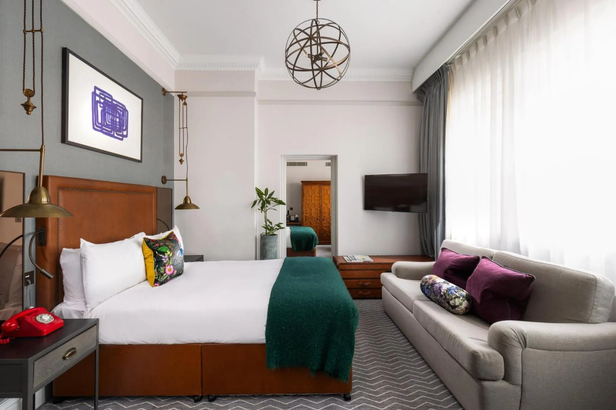 Photo of the whole room, Bed in Kimpton Clocktower by IHG