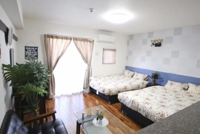 Bed in Chura Gahna House Tsubogawa Naha