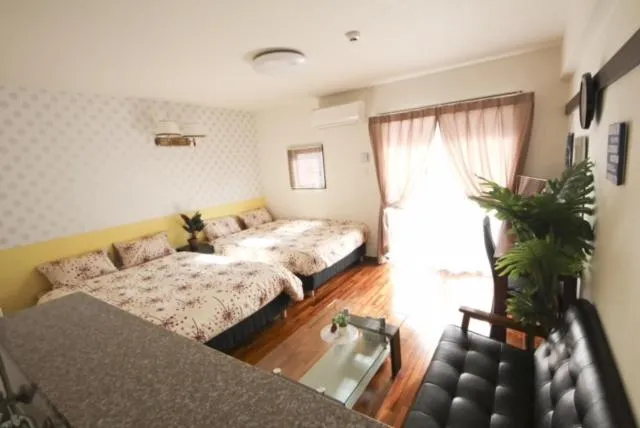 Bed in Chura Gahna House Tsubogawa Naha