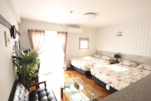 Bed in Chura Gahna House Tsubogawa Naha